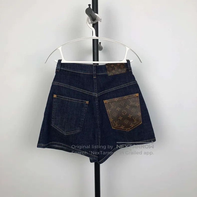 Louis Vuitton Louis Vuitton Denim shorts Size 35" - 2 Thumbnail