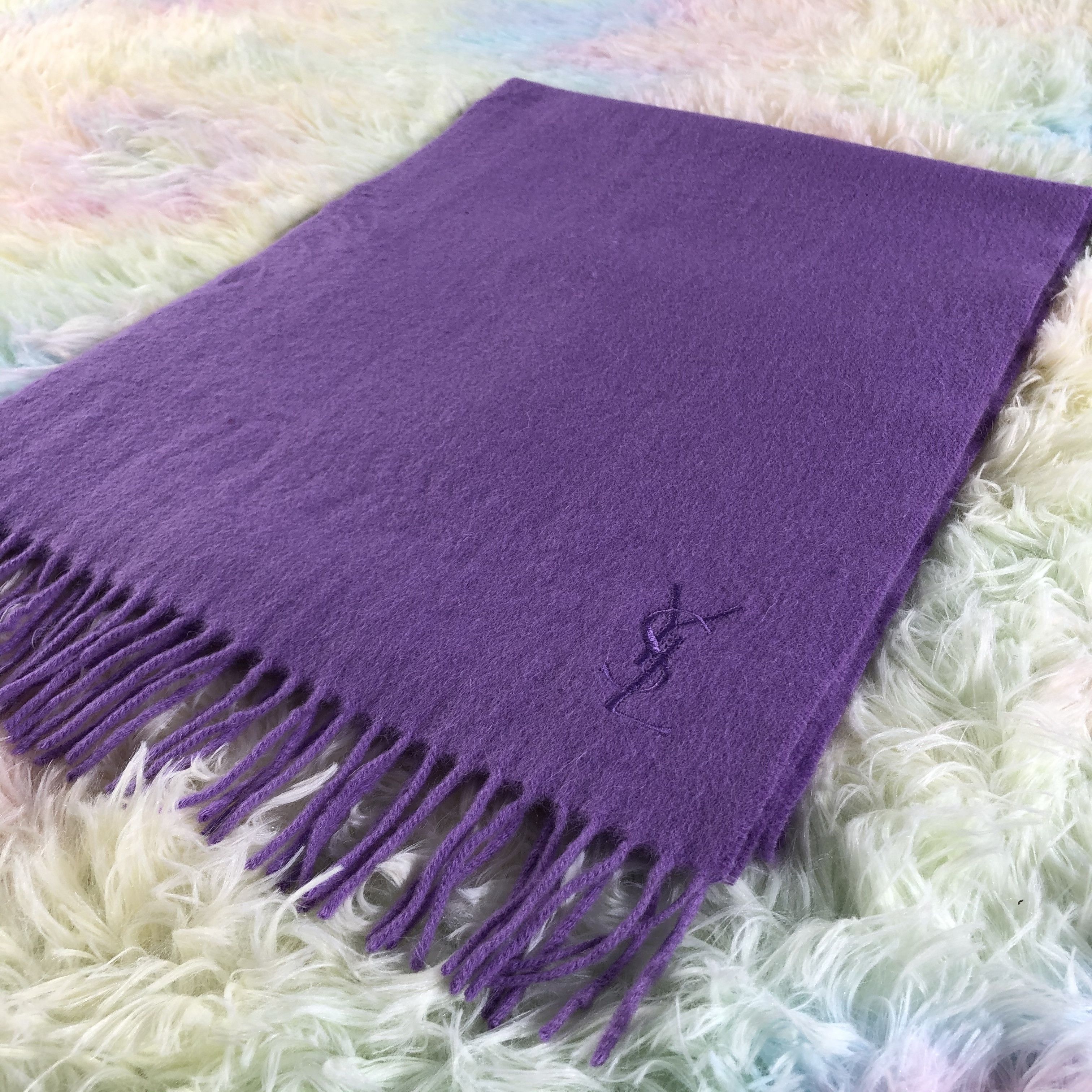 Vintage Yves Saint Laurent Scarf / Muffler / Neckwear - KM48 Size ONE SIZE - 3 Thumbnail