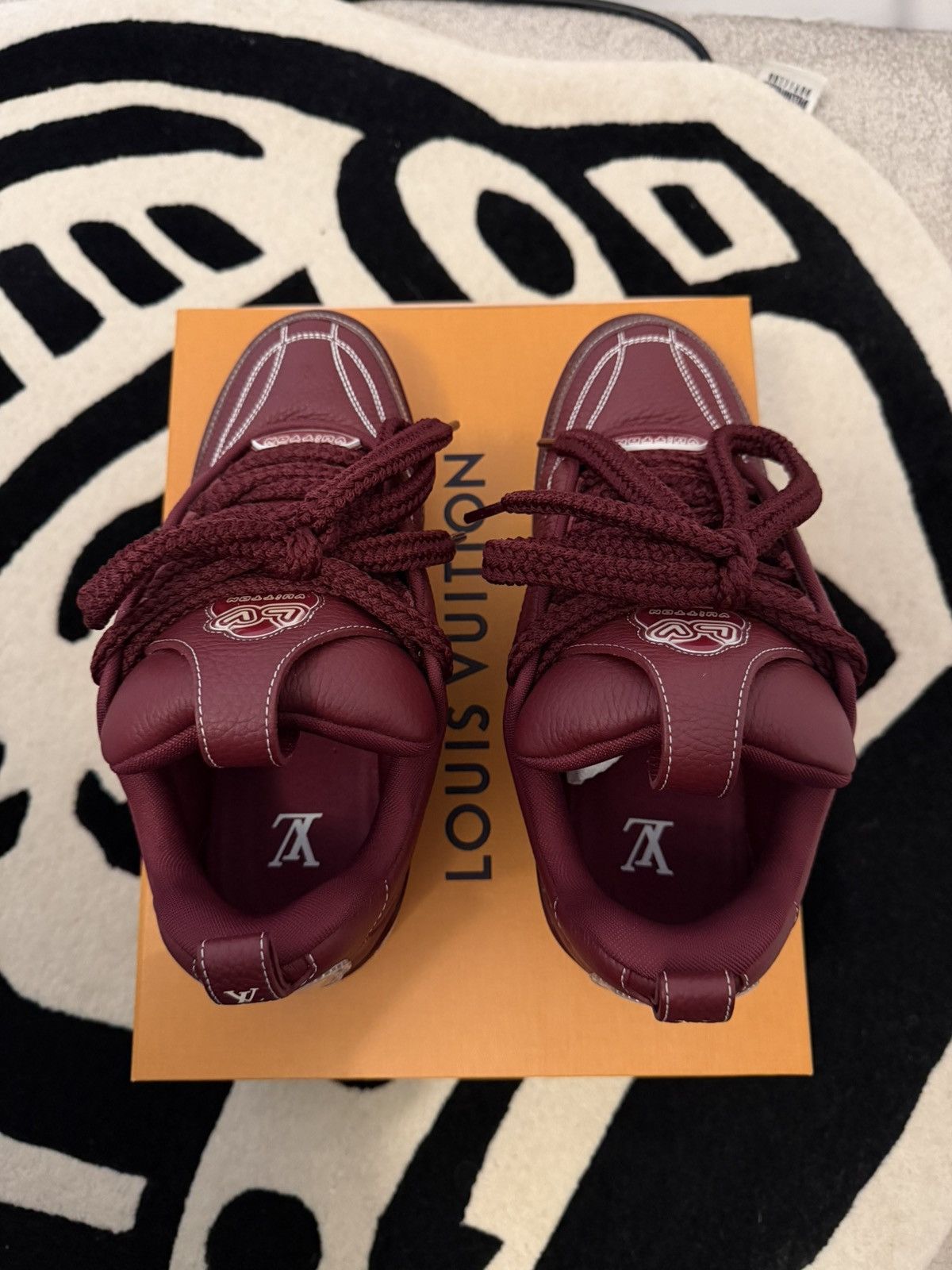 Louis Vuitton Louis Vuitton Skate Sneakers in Bordeaux Red Size US 7.5 / EU 40-41 - 6 Thumbnail