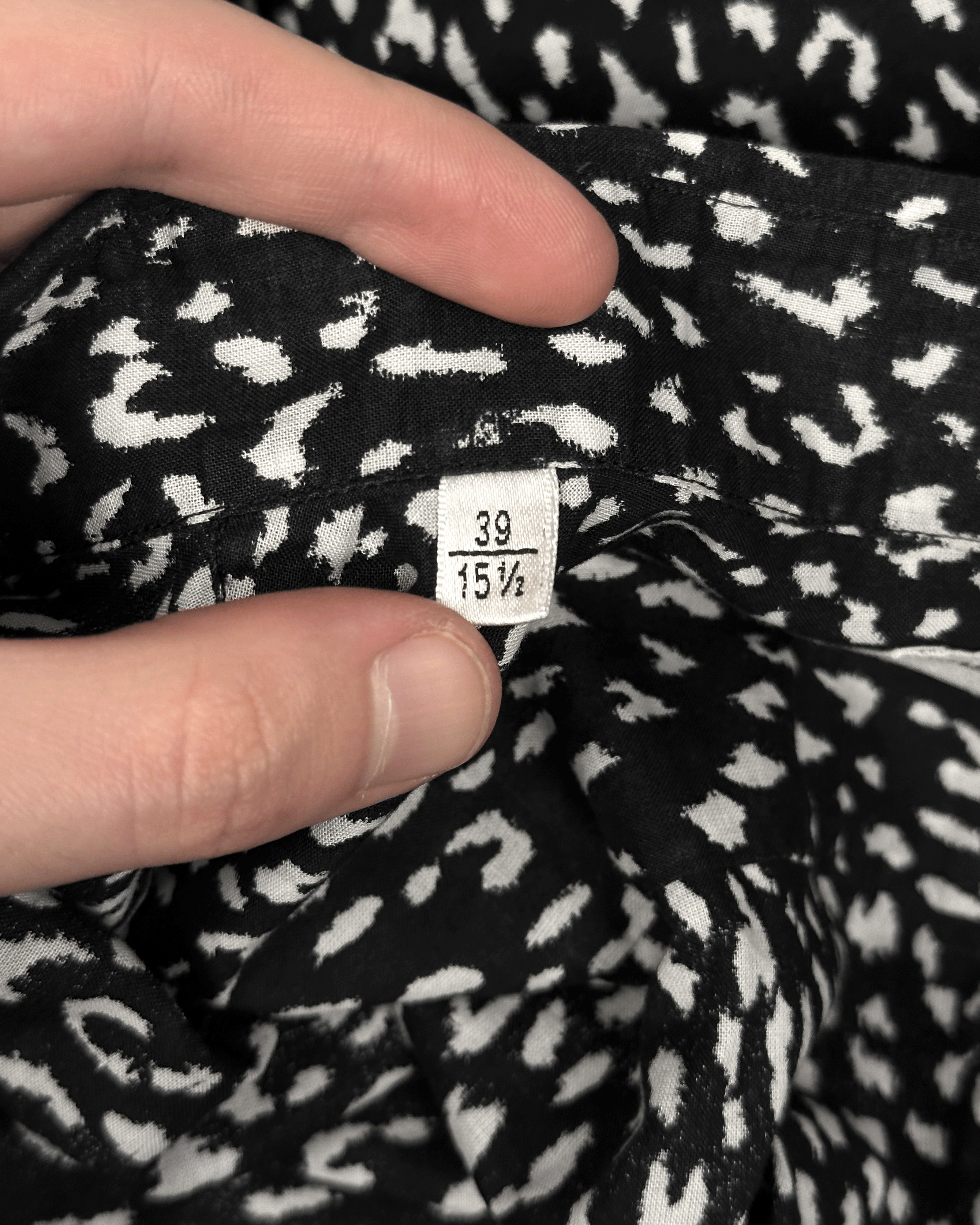 Saint Laurent Paris Saint Laurent Babycat Pattern Button Up Shirt Size US M / EU 48-50 / 2 - 8 Thumbnail