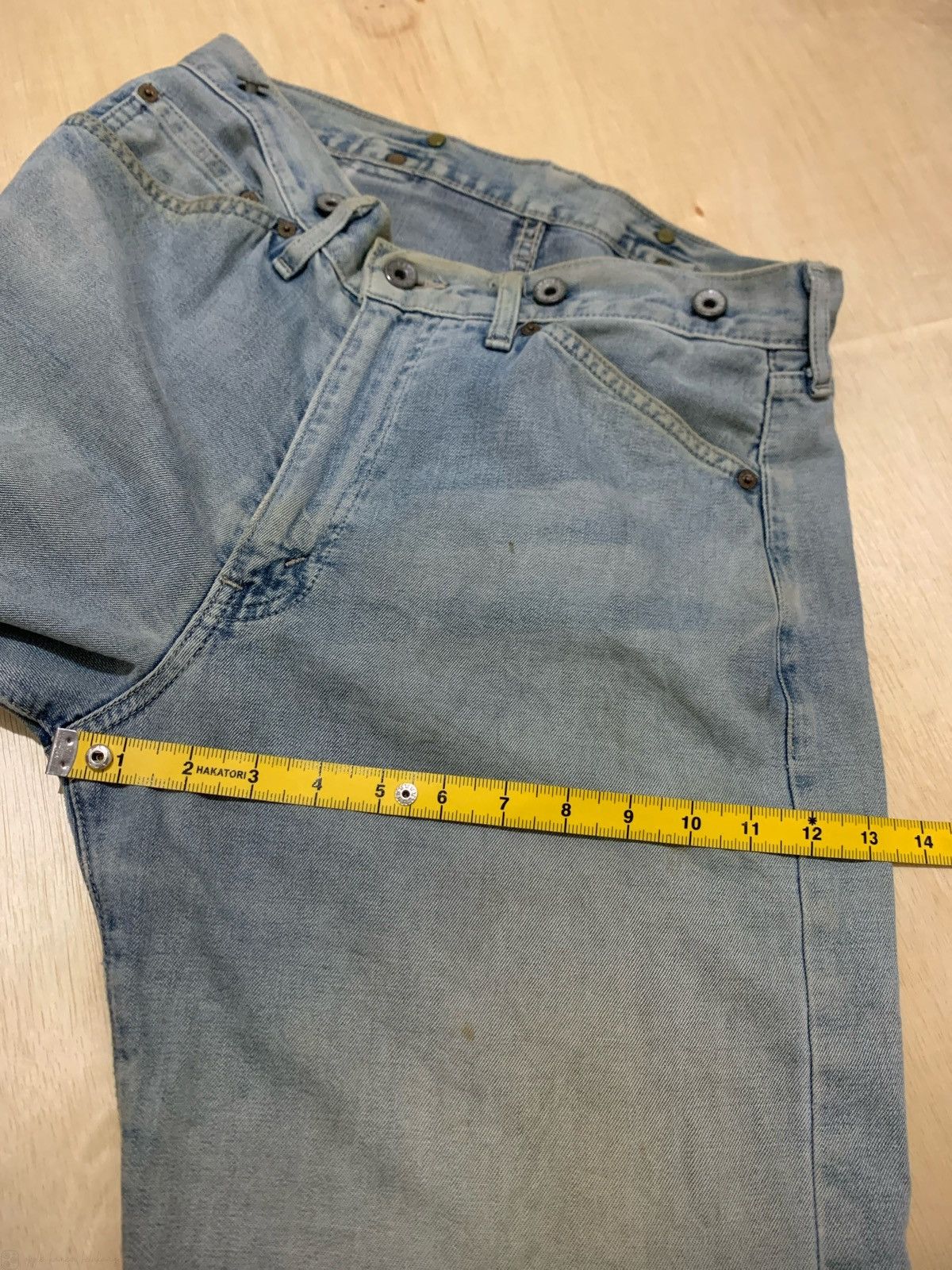 Levi's Vintage Clothing × Vintage Vintage Levis Single Pocket Denim Jeans Size US 31 - 11 Thumbnail