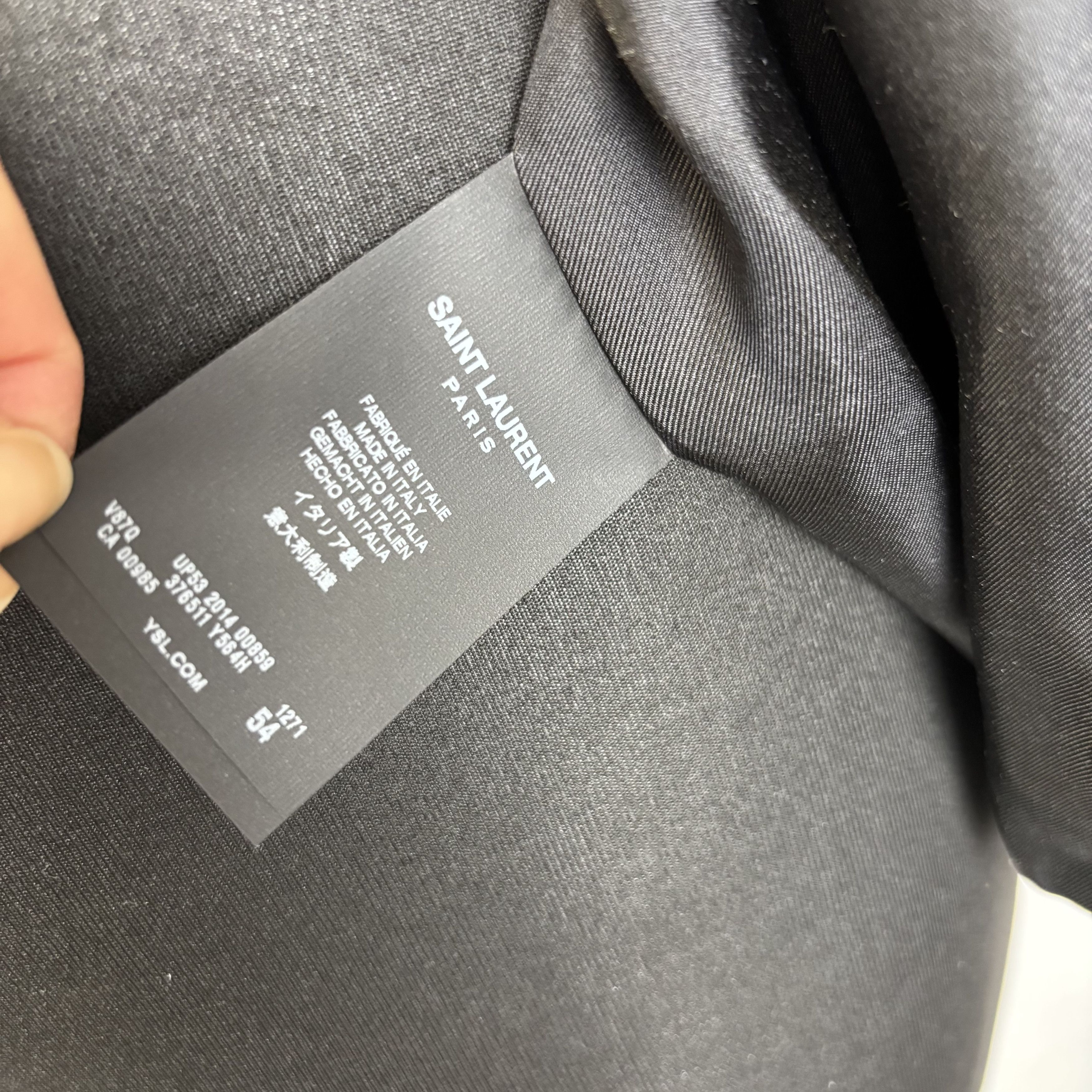 Saint Laurent Paris Saint Laurent Grey Leopard Jacket Size US L / EU 52-54 / 3 - 5 Thumbnail