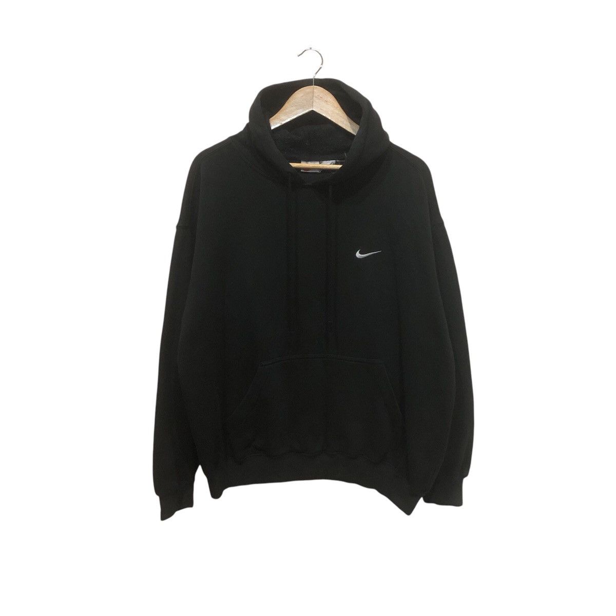 Nike × Vintage 90’ Grey tag Embroidery Nike Hodie Sweatshirt Size US L / EU 52-54 / 3 - 1 Thumbnail