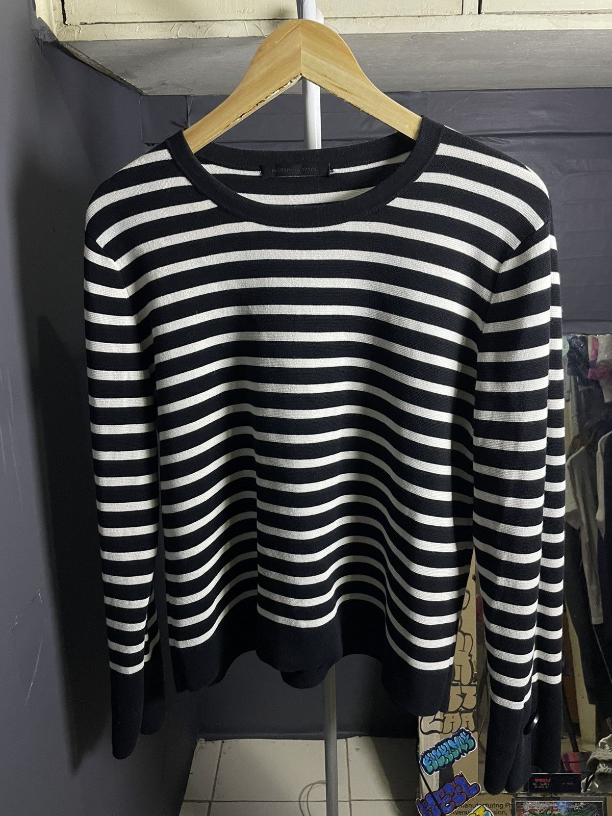 Alexander Wang ALEXANDER WANG STRIPED SWEATER Size M / US 6-8 / IT 42-44 - 1 Thumbnail