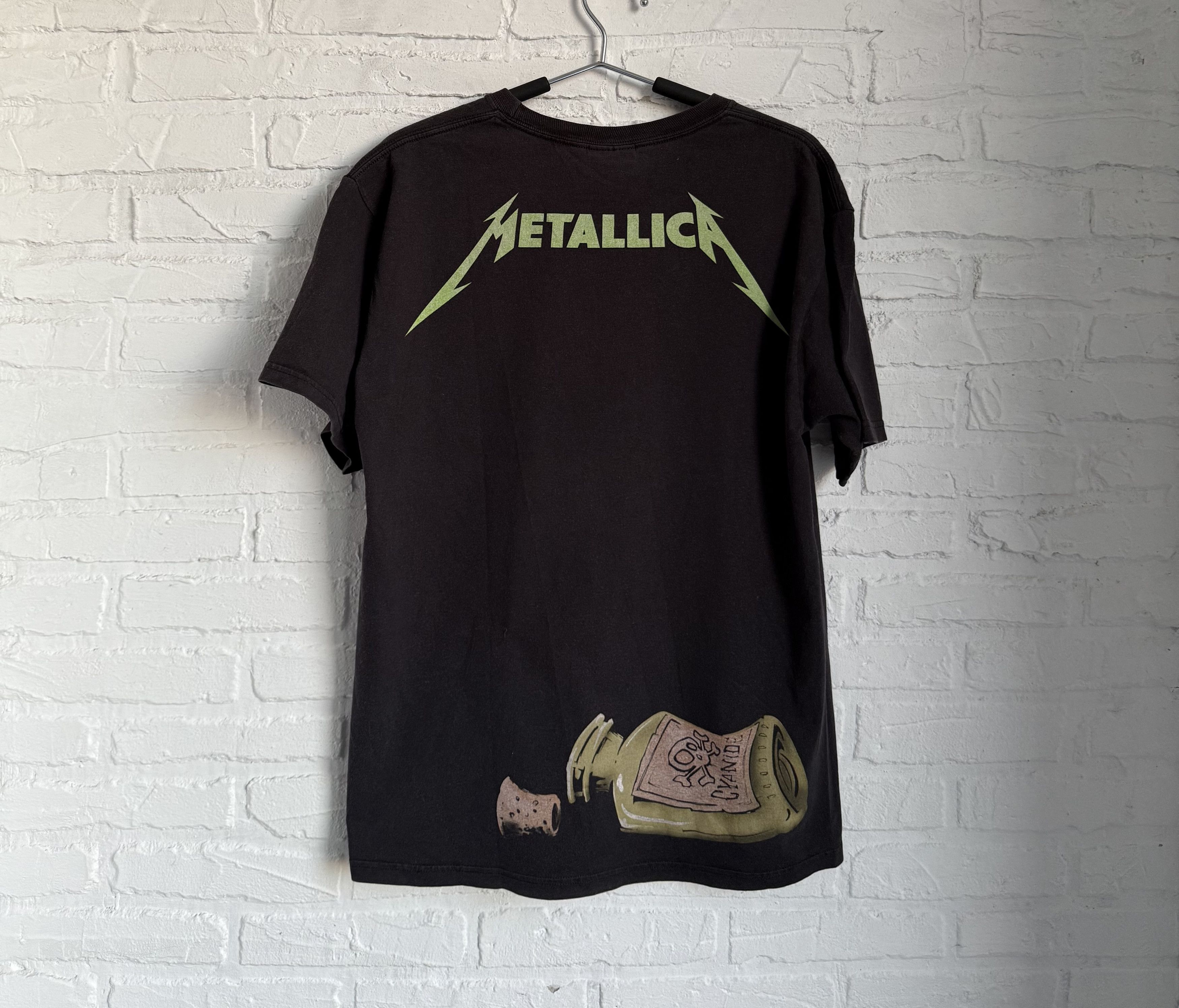Band Tees × Vintage vintage 2010 Metallica cyanide t-shirt Size US M / EU 48-50 / 2 - 5 Thumbnail