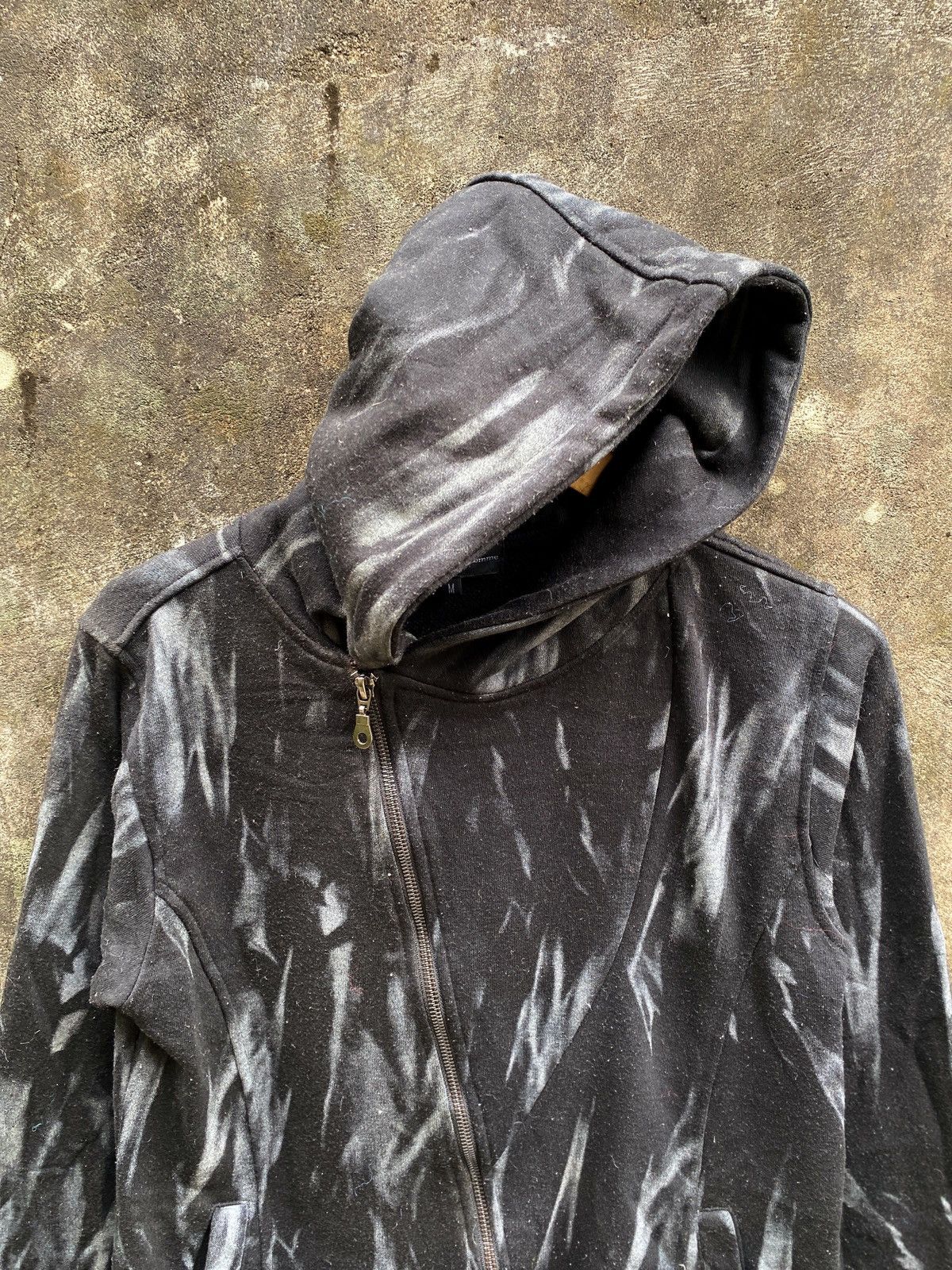 If Six Was Nine × In The Attic × Le Grande Bleu (L.G.B.) In The Attic Asymmetrical Rick Owens style zip hoodie Size US M / EU 48-50 / 2 - 5 Thumbnail