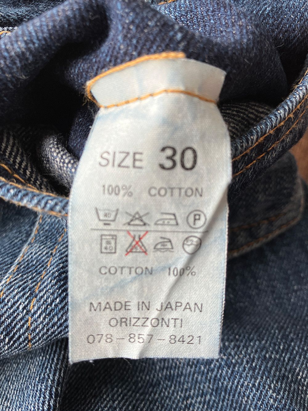 Denime DENIME Orizzonti 505 BIG-E W30 x L32 Osaka 5 Selvedge jeans Size US 30 / EU 46 - 19 Thumbnail
