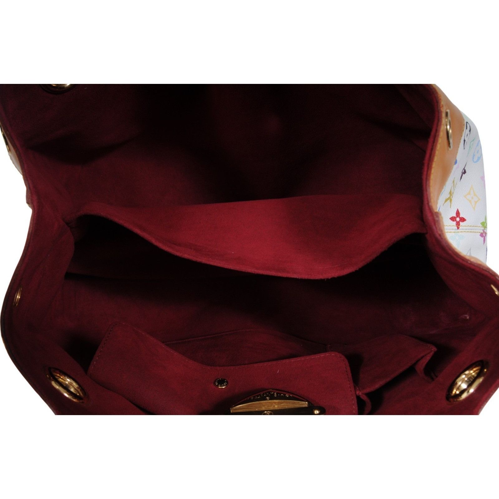 Louis Vuitton Ursula Shoulder Bag White Multicolor Takashi Murakami Size ONE SIZE - 19 Thumbnail