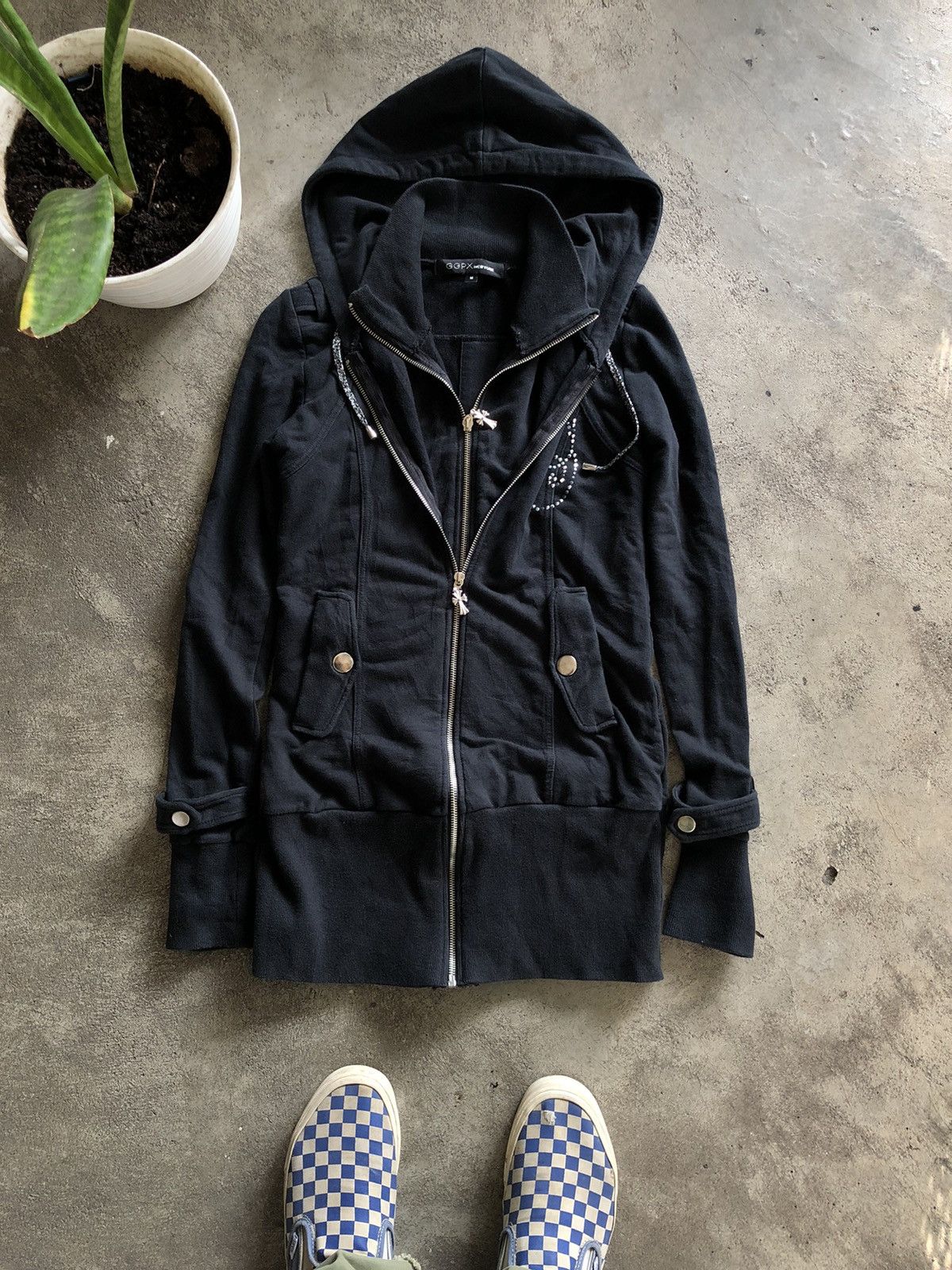 If Six Was Nine × Japanese Brand × Le Grande Bleu (L.G.B.) JAPANESE GGPX HOODIE DOUBLE ZIPPER LGB STYLE Size M / US 6-8 / IT 42-44 - 2 Thumbnail