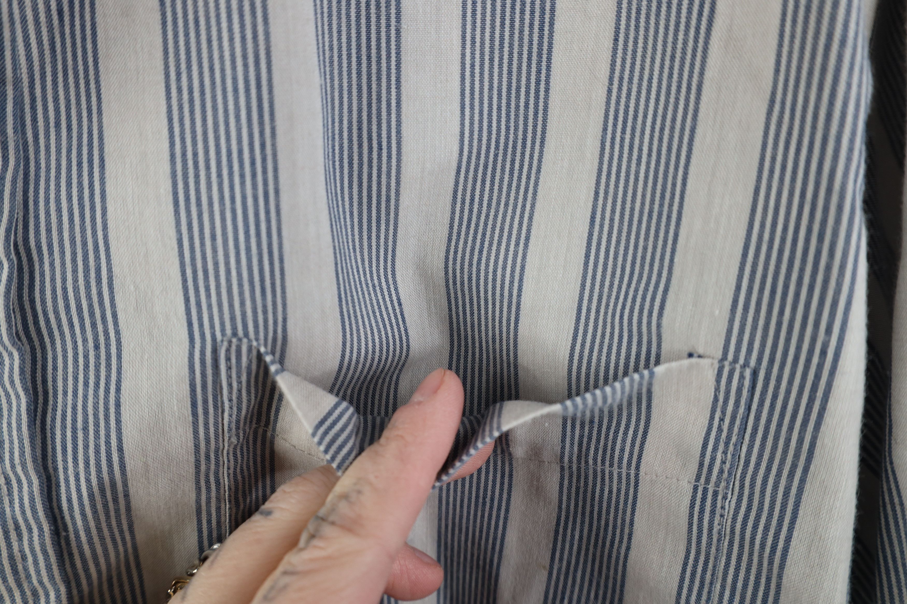 Vintage Vintage 90s Streetwear Block Collared Button Down Shirt Size US XL / EU 56 / 4 - 8 Thumbnail