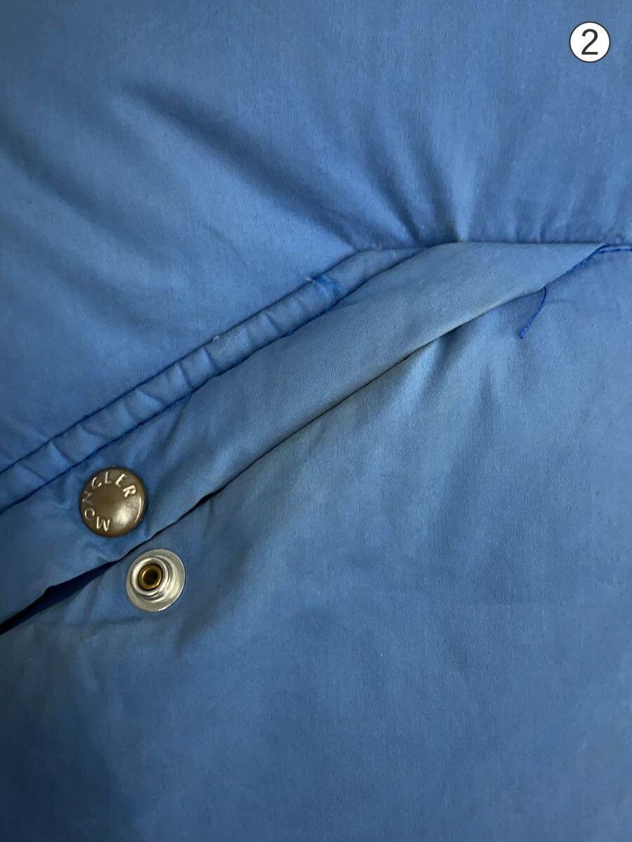 Moncler Blue Cotton 11aw Double Name Size US S / EU 44-46 / 1 - 7 Thumbnail