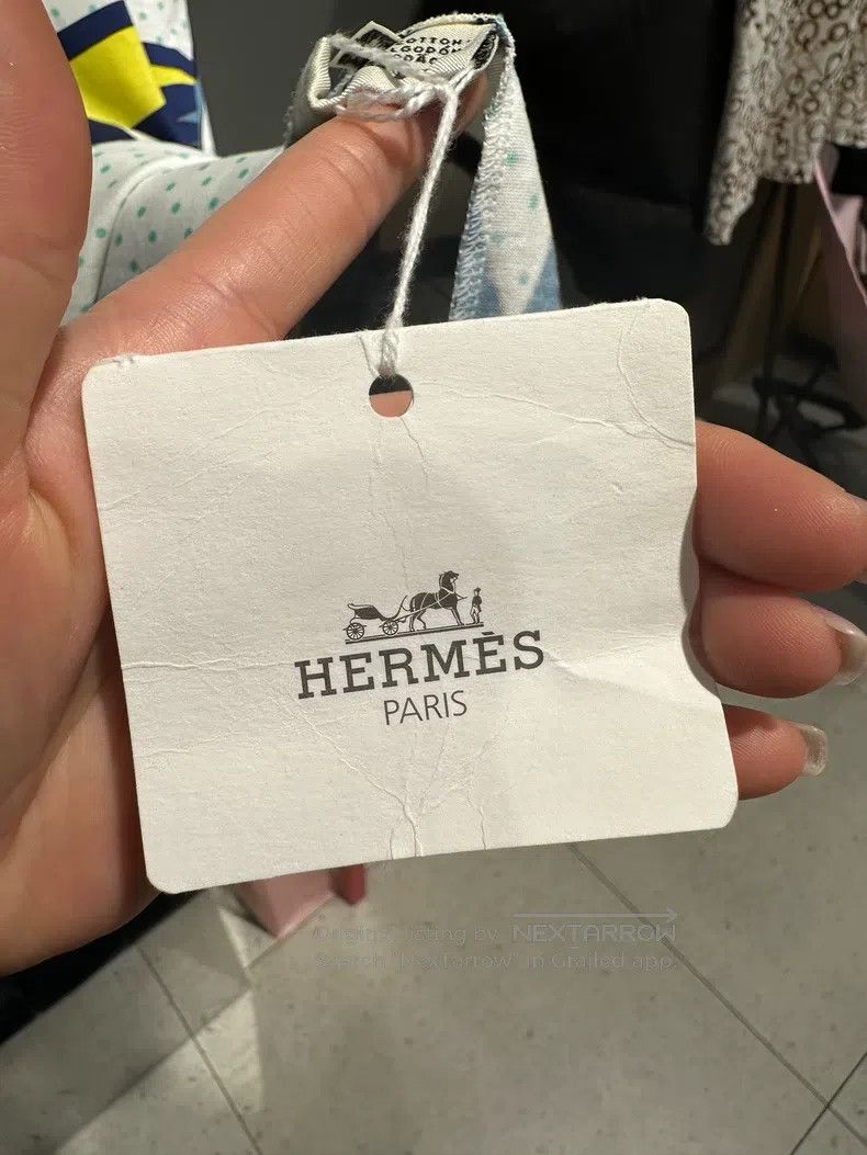Hermes Hermes Blue Printed Pattern Round Neck Knit Size XS / US 0-2 / IT 36-38 - 5 Thumbnail