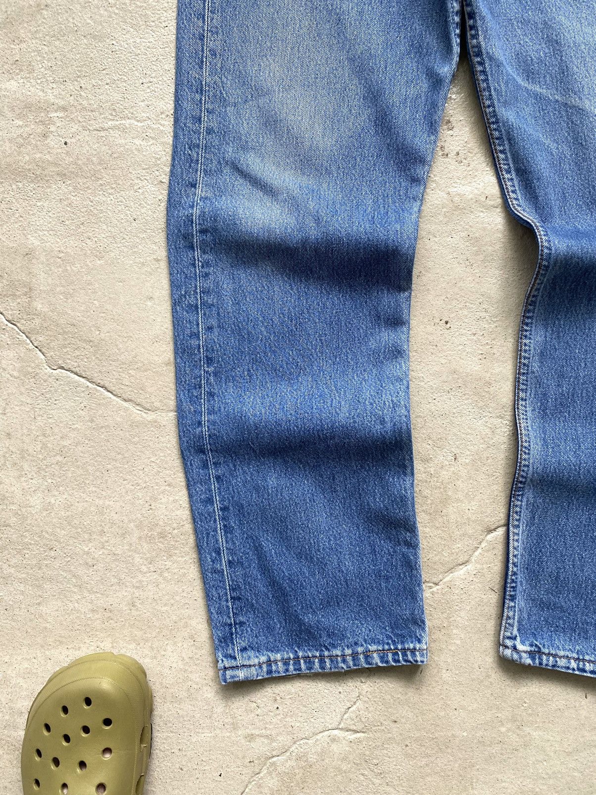 Levi's Vintage Clothing Vintage 90s Levi's 501 Washed Blue Denim Jeans Size US 36 / EU 52 - 8 Thumbnail