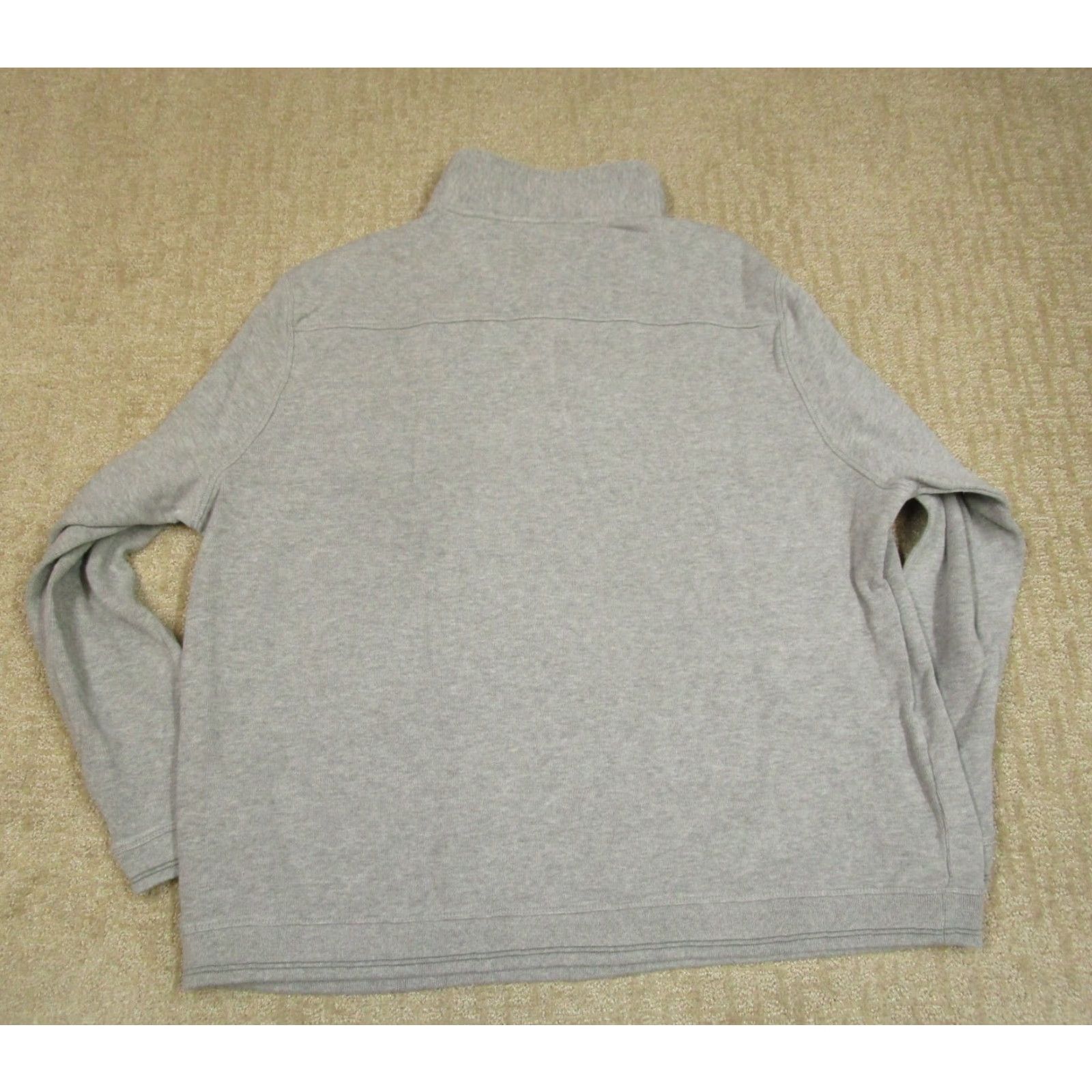 Tommy Bahama Tommy Bahama Sweatshirt Men 2XL Gray Pullover Zip Mock Neck Logo Casual Knit Cotton Size US XXL / EU 58 / 5 - 4 Thumbnail