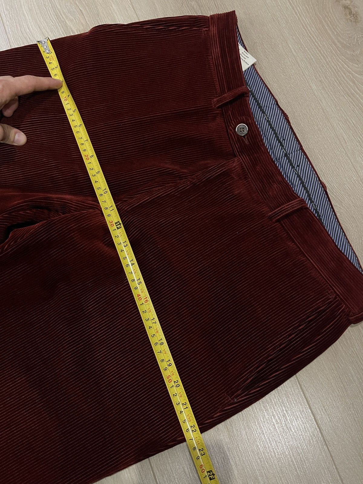 Bugatti Bugatti Corduroy Pants burgundy mens Size US 36 / EU 52 - 8 Thumbnail