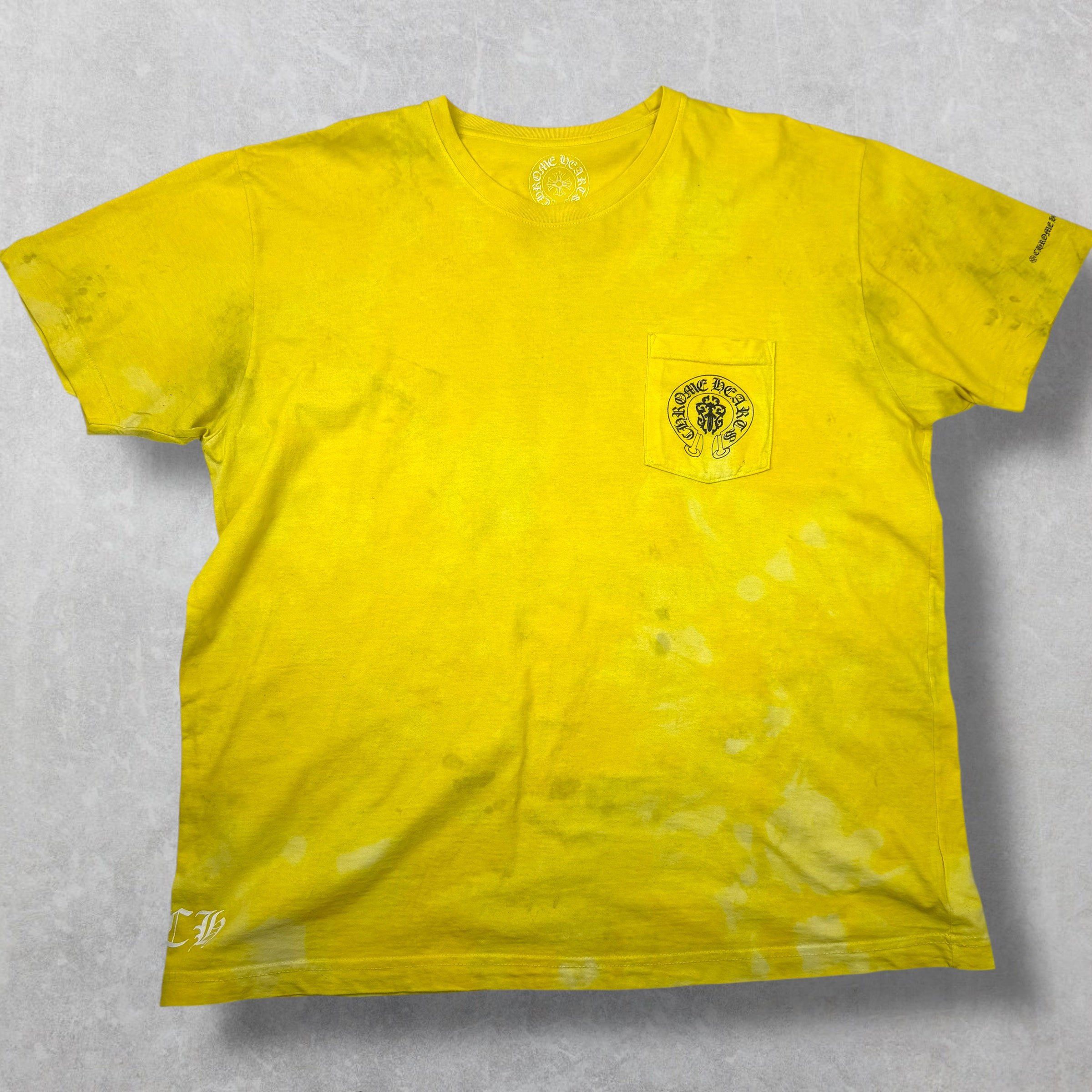 Chrome Hearts Chrome Hearts Triple Cross USA Yellow Dyed Tee XXL Size US XXL / EU 58 / 5 - 2 Thumbnail