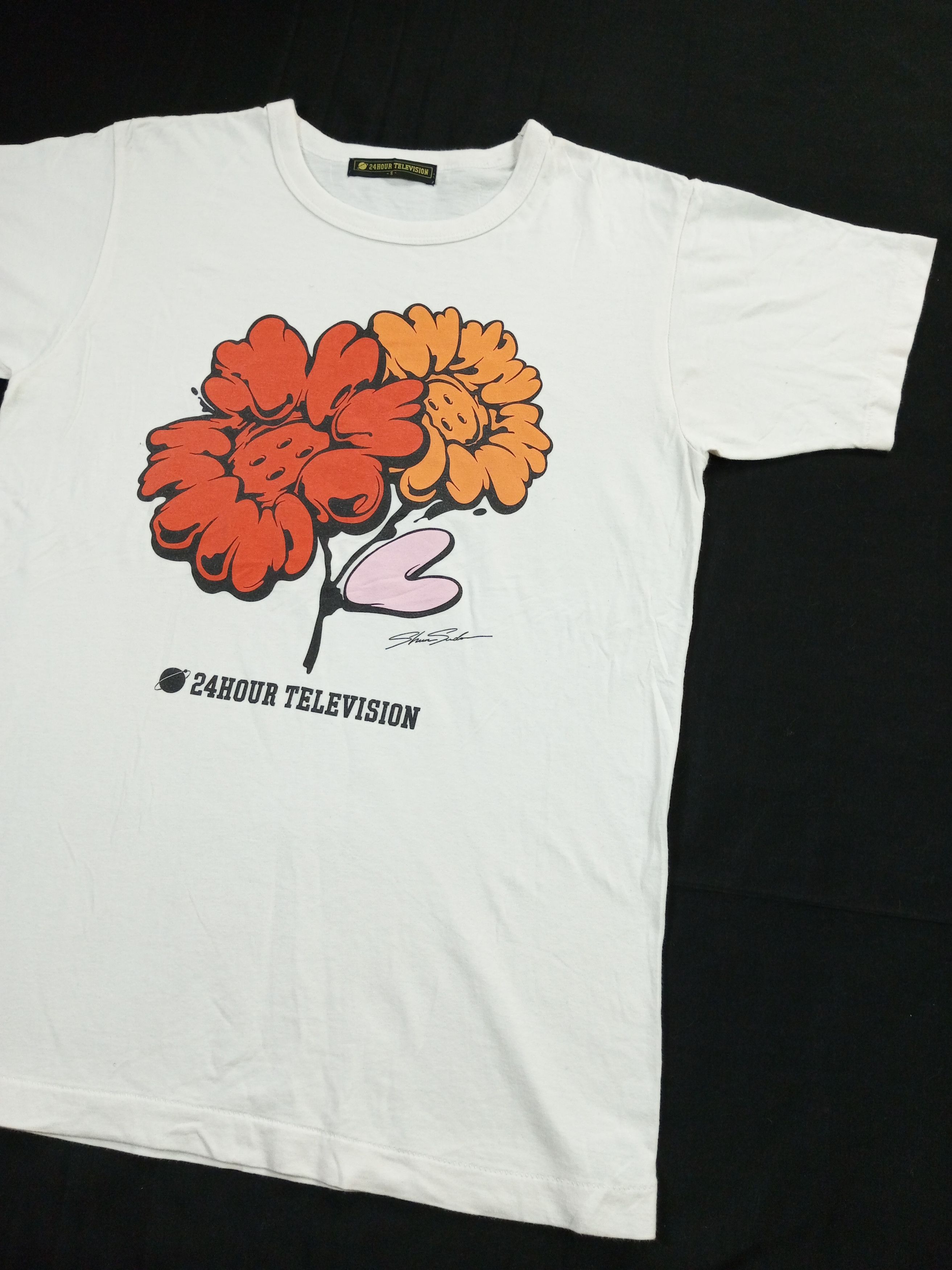 Anime Vintage Single Stitch 24 Hour Television X Shun Sudo Tees Size US S / EU 44-46 / 1 - 2 Thumbnail