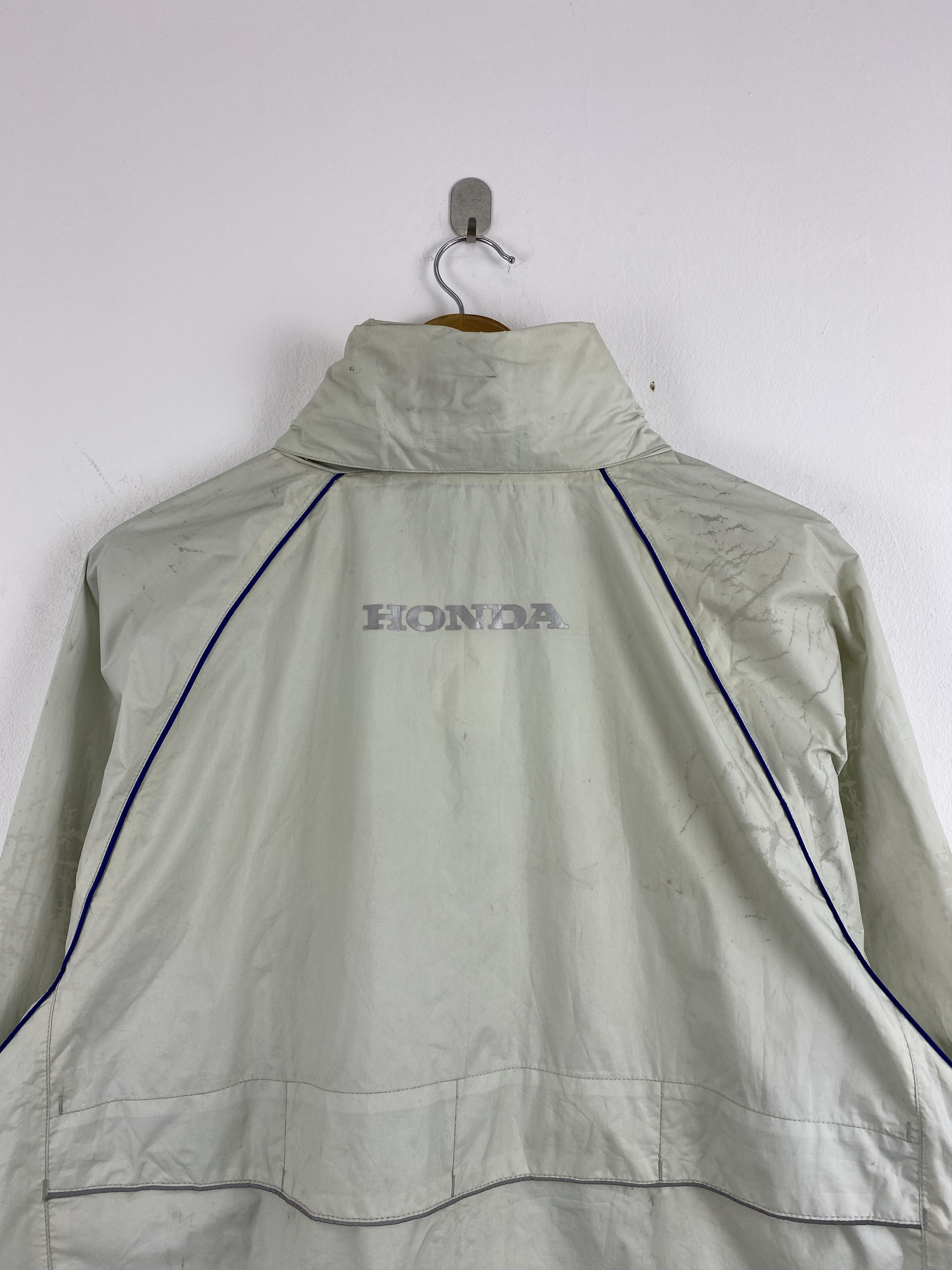 Honda Vintage Honda Zipper Ups Jacket Windbreaker JA0125 Size US XL / EU 56 / 4 - 2 Thumbnail