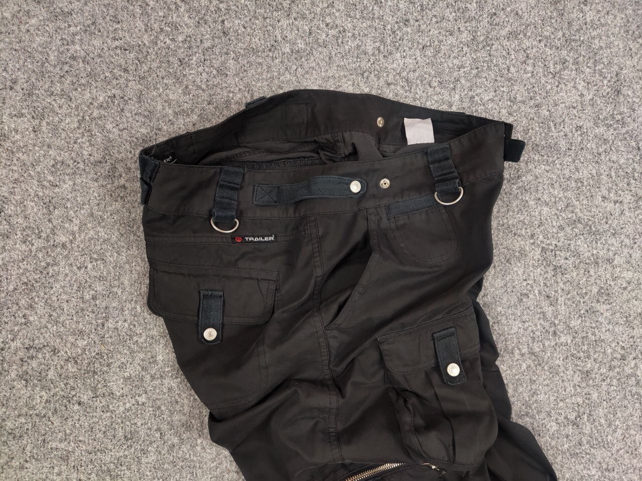 If Six Was Nine Rare Vintage Y2K Japanese Black cotton Cargo Baggy Pants Size US 32 / EU 48 - 17 Thumbnail