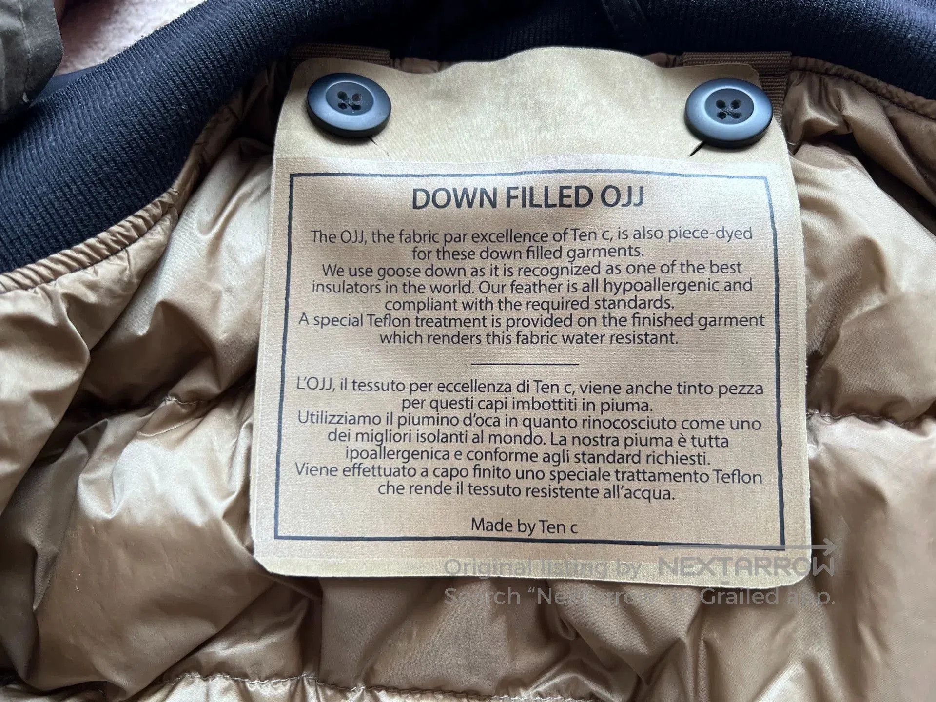 Ten C Ten C OJJ Pilot Jacket. Size US M / EU 48-50 / 2 - 8 Thumbnail