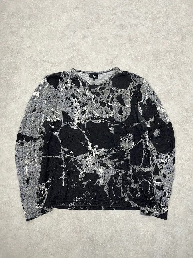 Just Cavalli 2000s Cavalli Bacteria Black Longsleeves Size US M / EU 48-50 / 2 - 1 Thumbnail