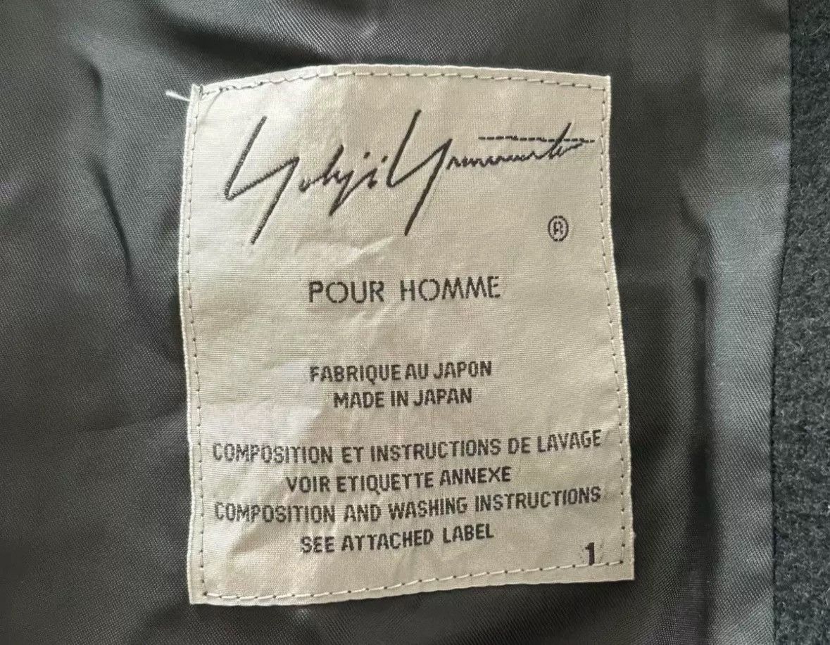 Yohji Yamamoto Yohji Yamamoto 20aw Zipper Drawstring Wool Coat Size US S / EU 44-46 / 1 - 4 Thumbnail