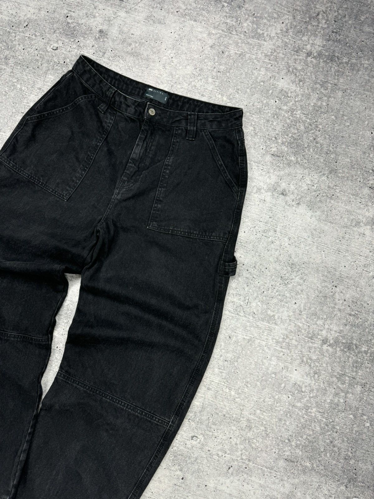 Japanese Brand × Vintage Vintage Asos Baggy Loose Fit Wide Leg Jeans Pants Trousers Size US 32 / EU 48 - 6 Thumbnail