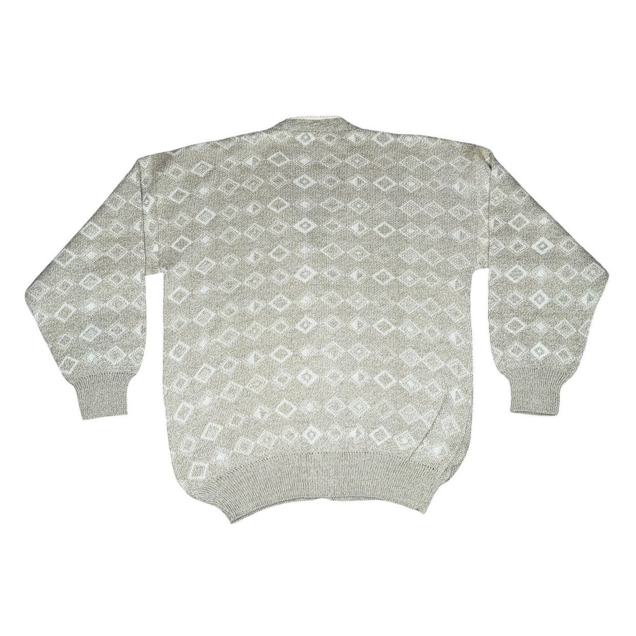 Coogi × Vintage Vintage 90s Coogi Style Knit Cardigan Sweater Size US L / EU 52-54 / 3 - 2 Thumbnail