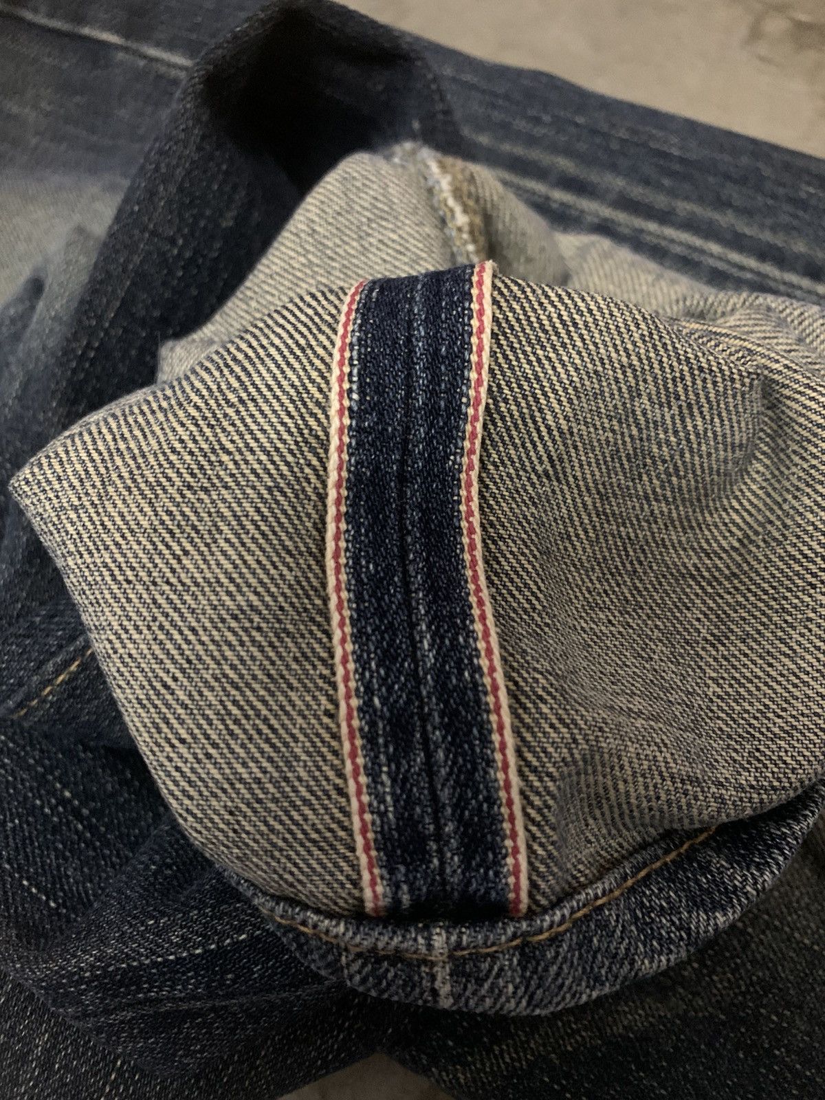 Edwin × Japanese Brand × Vintage Edwin 505Z Flare Selvedge Denim Jeans Size US 34 / EU 50 - 11 Thumbnail