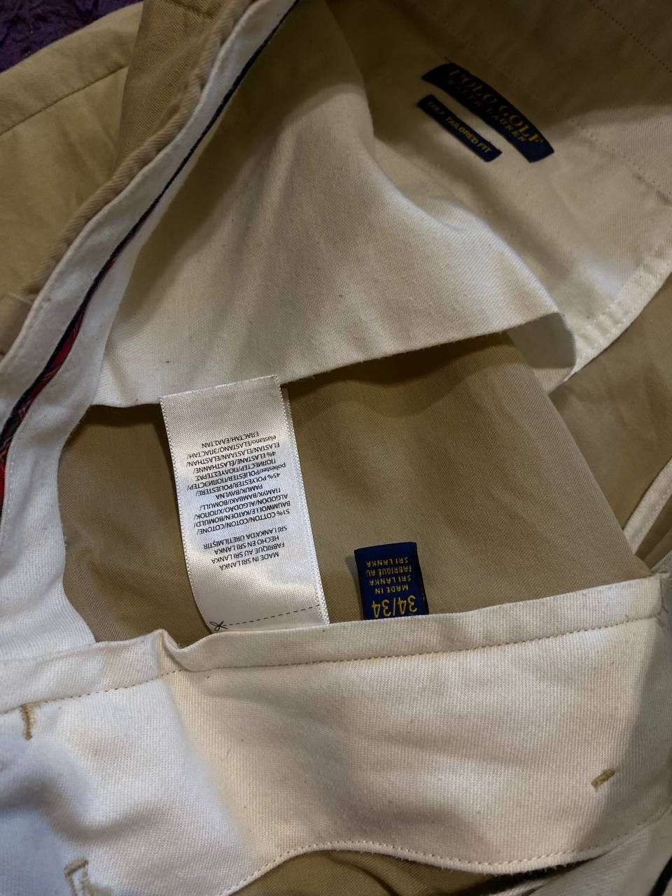 Polo Ralph Lauren Y2K Vintage Casual Pants Polo Ralph Lauren Streetwear Size US 34 / EU 50 - 4 Thumbnail