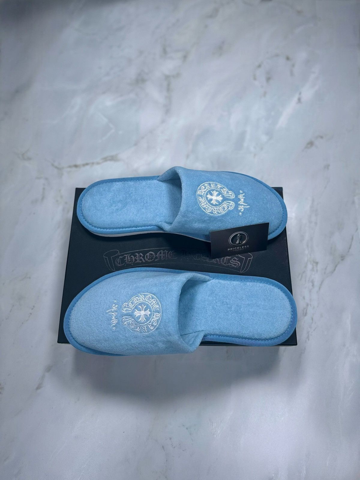 Chrome Hearts Chrome Hearts Saint Barth edition hotel slippers Size US 10 / EU 43 - 1 Thumbnail