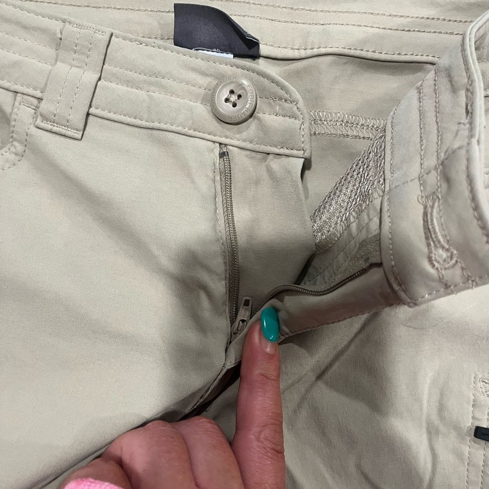 Eddie Bauer Eddie Bauer Shorts Cargo Chino Hiking Outdoor Stretch Sz 2 Size 26" / US 2 / IT 38 - 3 Thumbnail