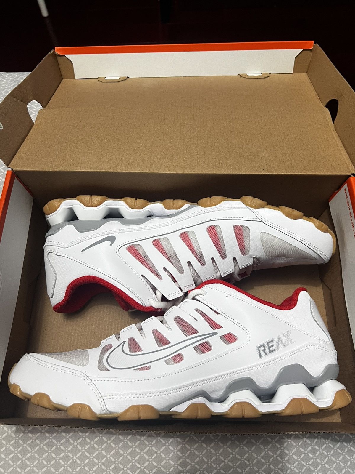 Nike Nike Reax 8 TR ‘White Chile Red’ (Brand New) Size US 13 / EU 46 - 1 Thumbnail