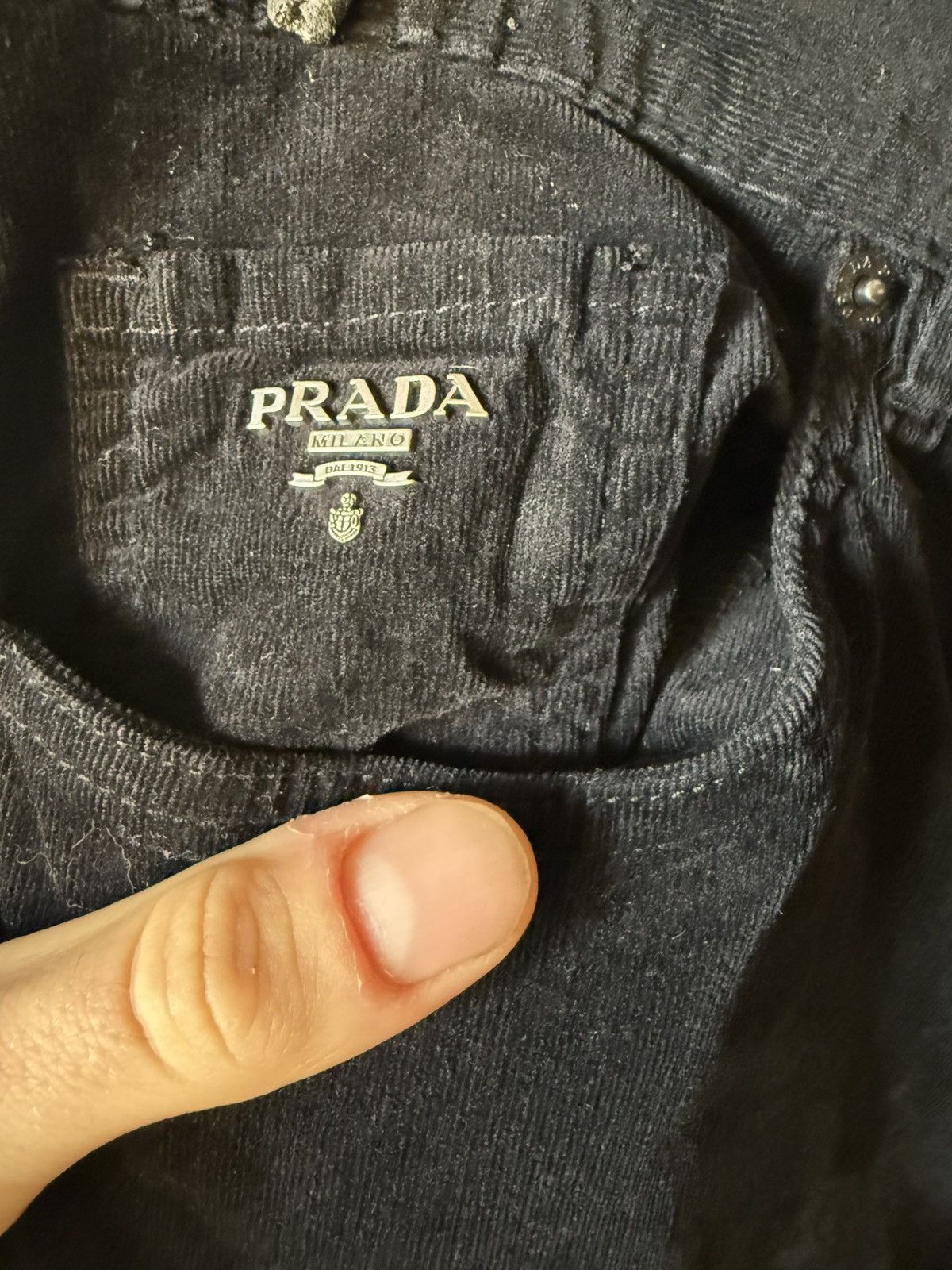 Prada Prada Velvet Pants Size US 35 - 4 Thumbnail