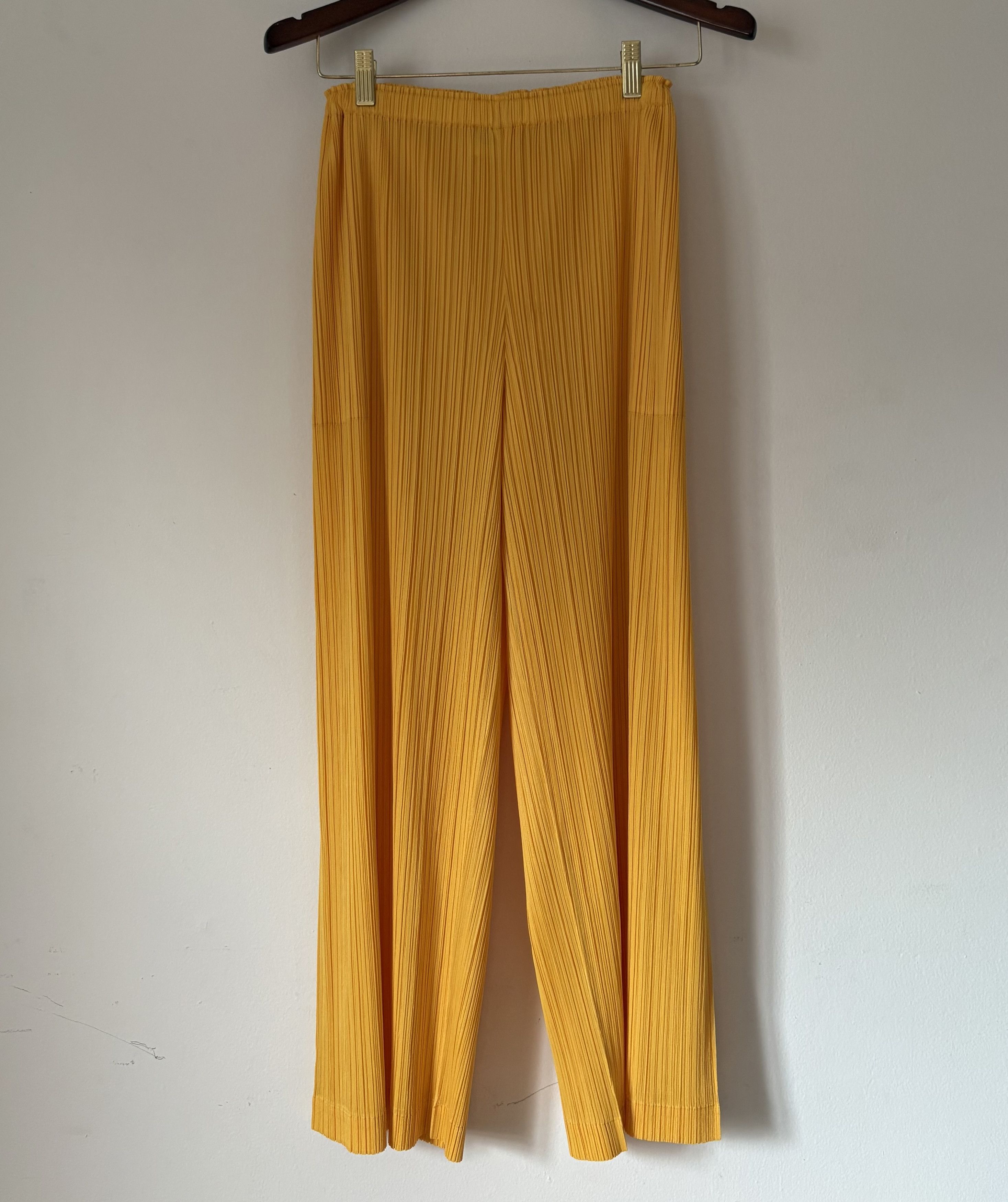 Pleats Please Issey Miyake Pleats Please Issey Miyake Wide Leg Pleated Pants Size 25" / US 0 / IT 36 - 1 Thumbnail