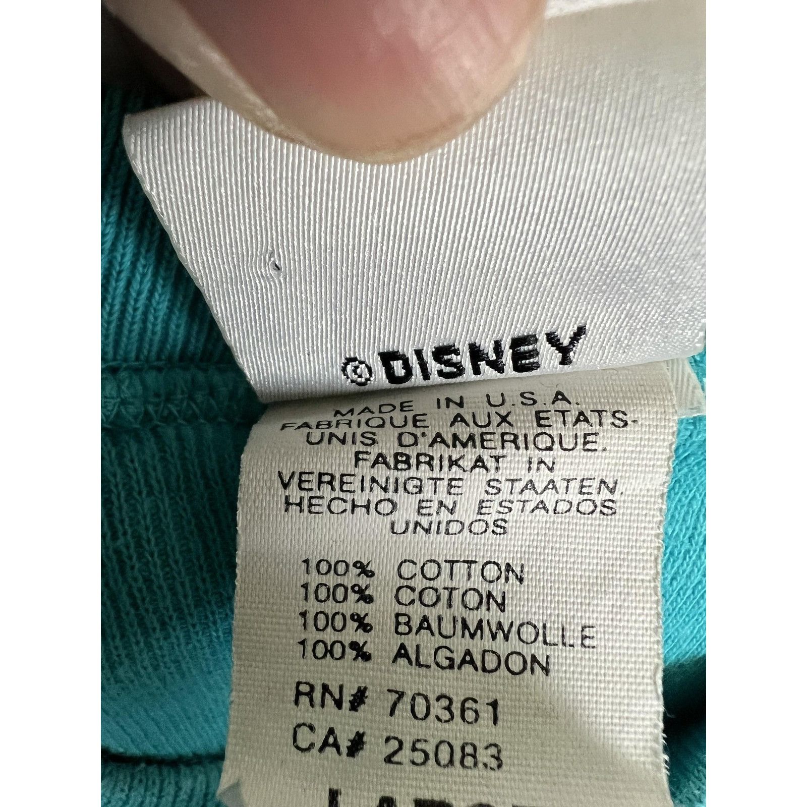 Disney Vintage Disney Winnie Pooh Tigger Shirt Mens Large Blue Ther Size US L / EU 52-54 / 3 - 4 Thumbnail