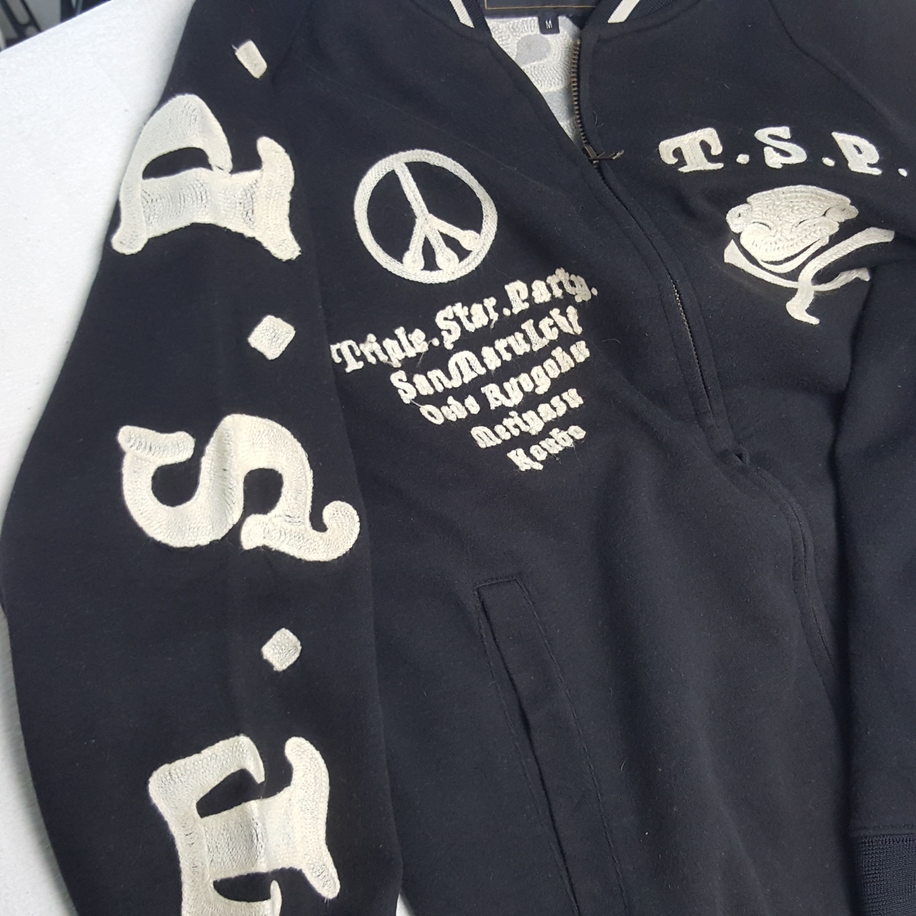 Japanese Brand × Vintage Vintage Triple Star Party Japanese Punk Style Sweater Jacket Size US M / EU 48-50 / 2 - 9 Thumbnail