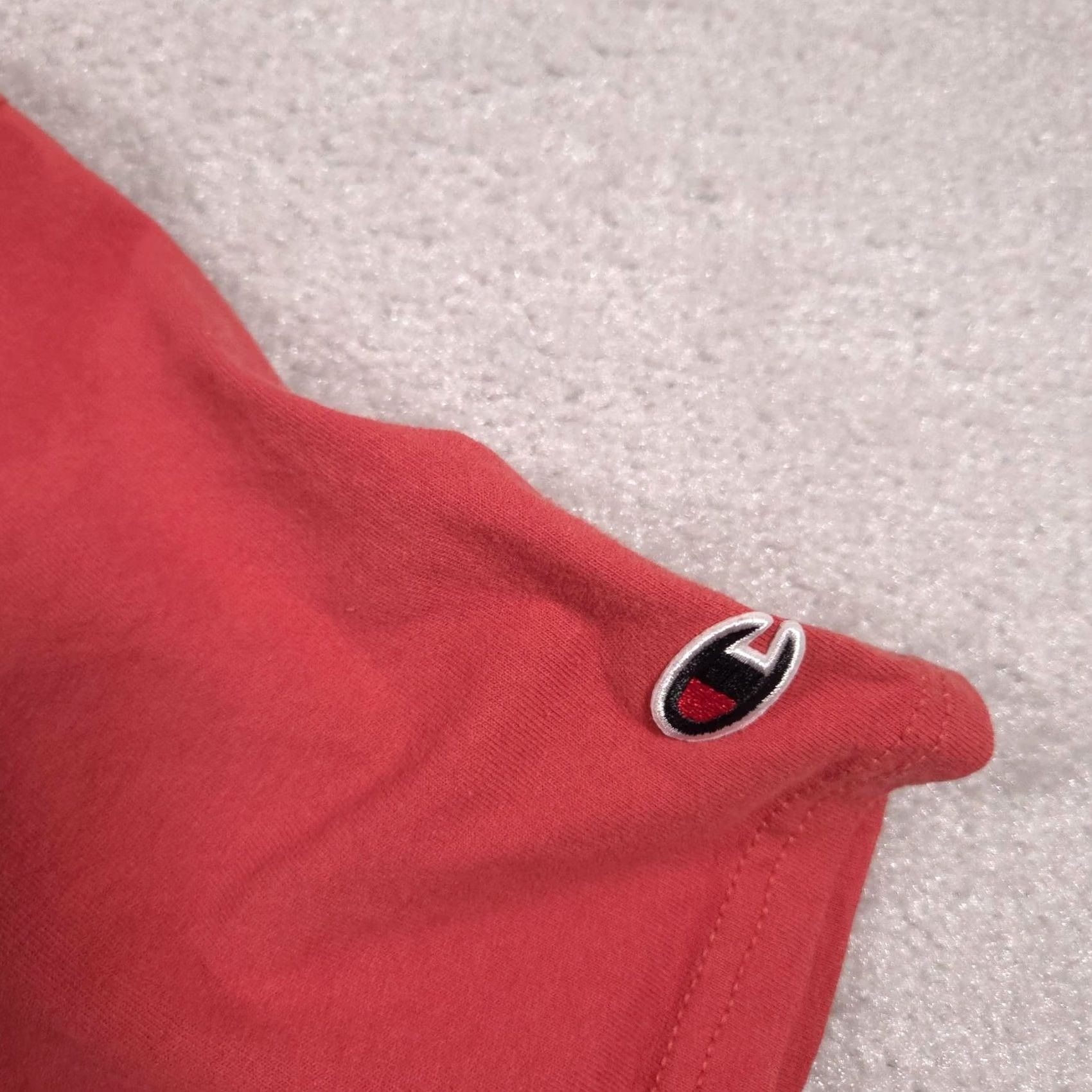 Champion VINTAGE? None. Final: Champion Shirt Mens 2XL Red C Logo Patch Sleeve Short Sleeve Crewneck Tee Size US XXL / EU 58 / 5 - 5 Thumbnail