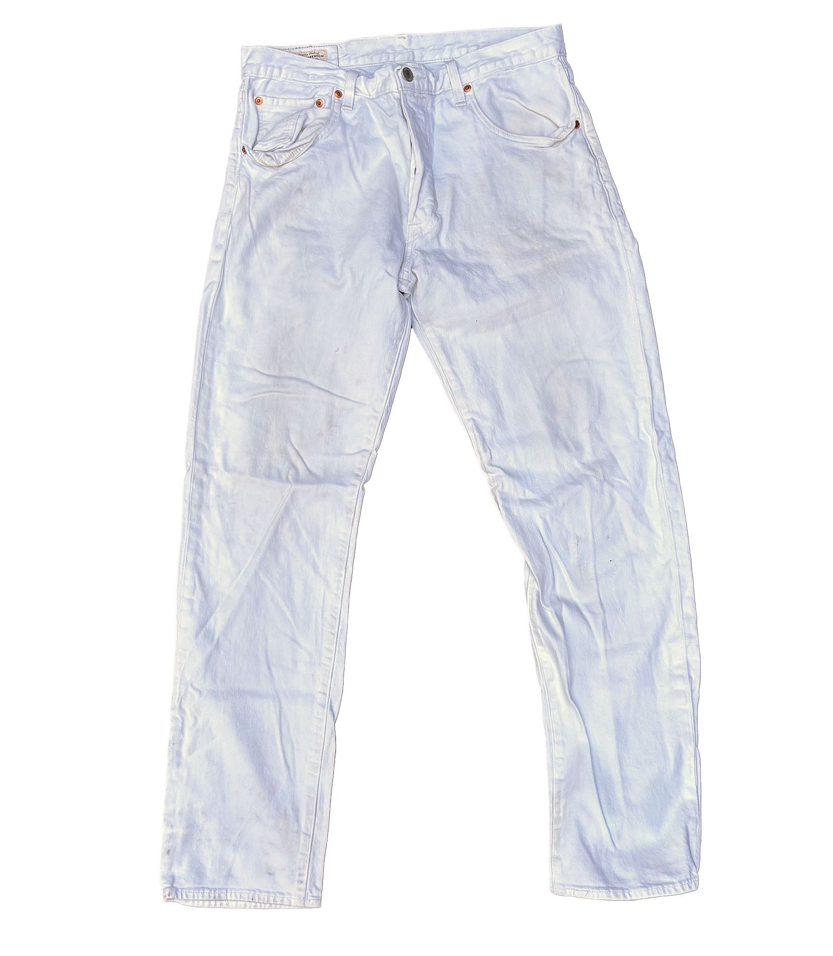 Levi's Vintage Levis 501 - WHITE Size US 32 / EU 48 - 1 Thumbnail