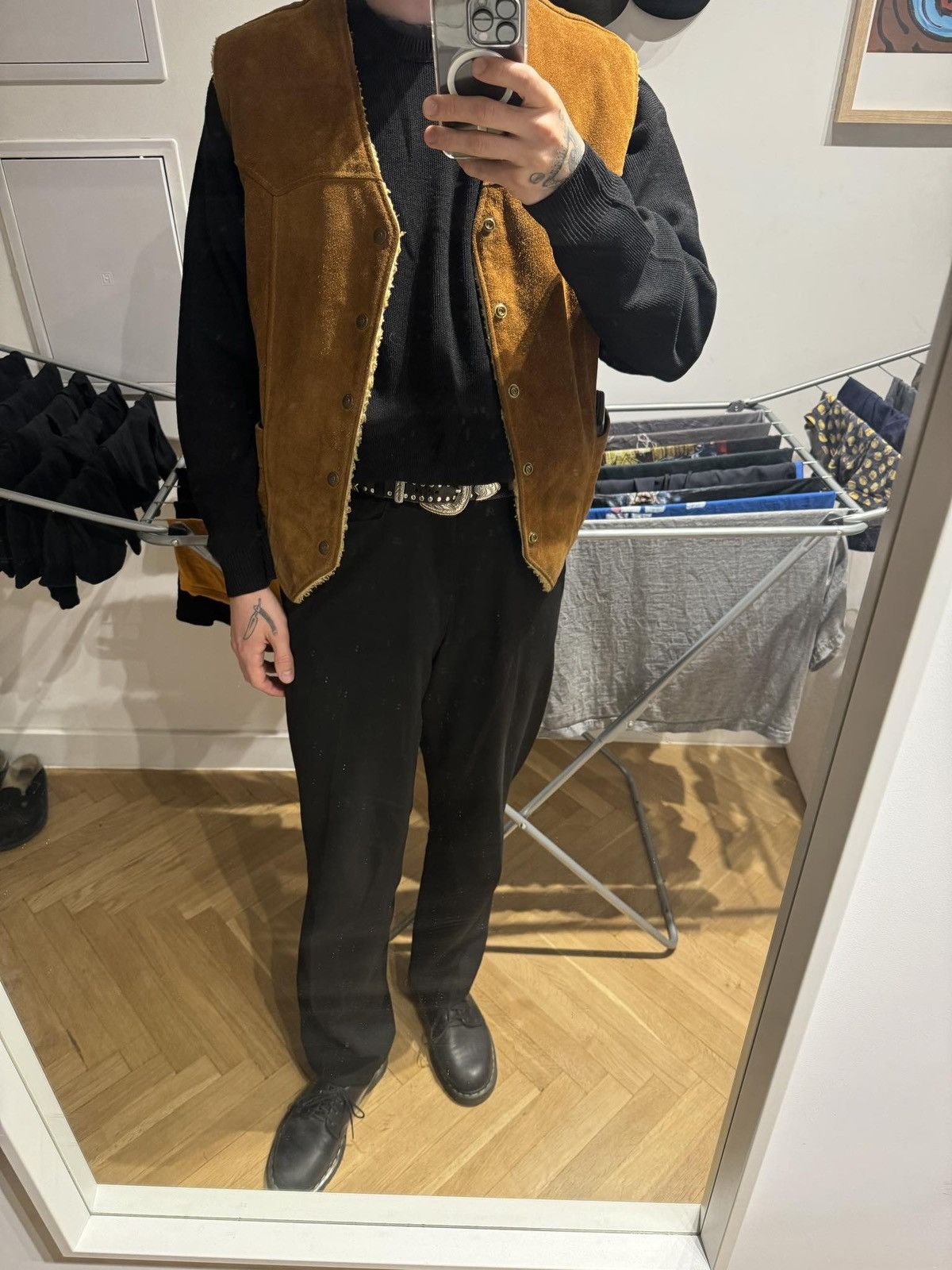 トップス Schott / 366V suede leather vest Schott / 366V suede leather vest