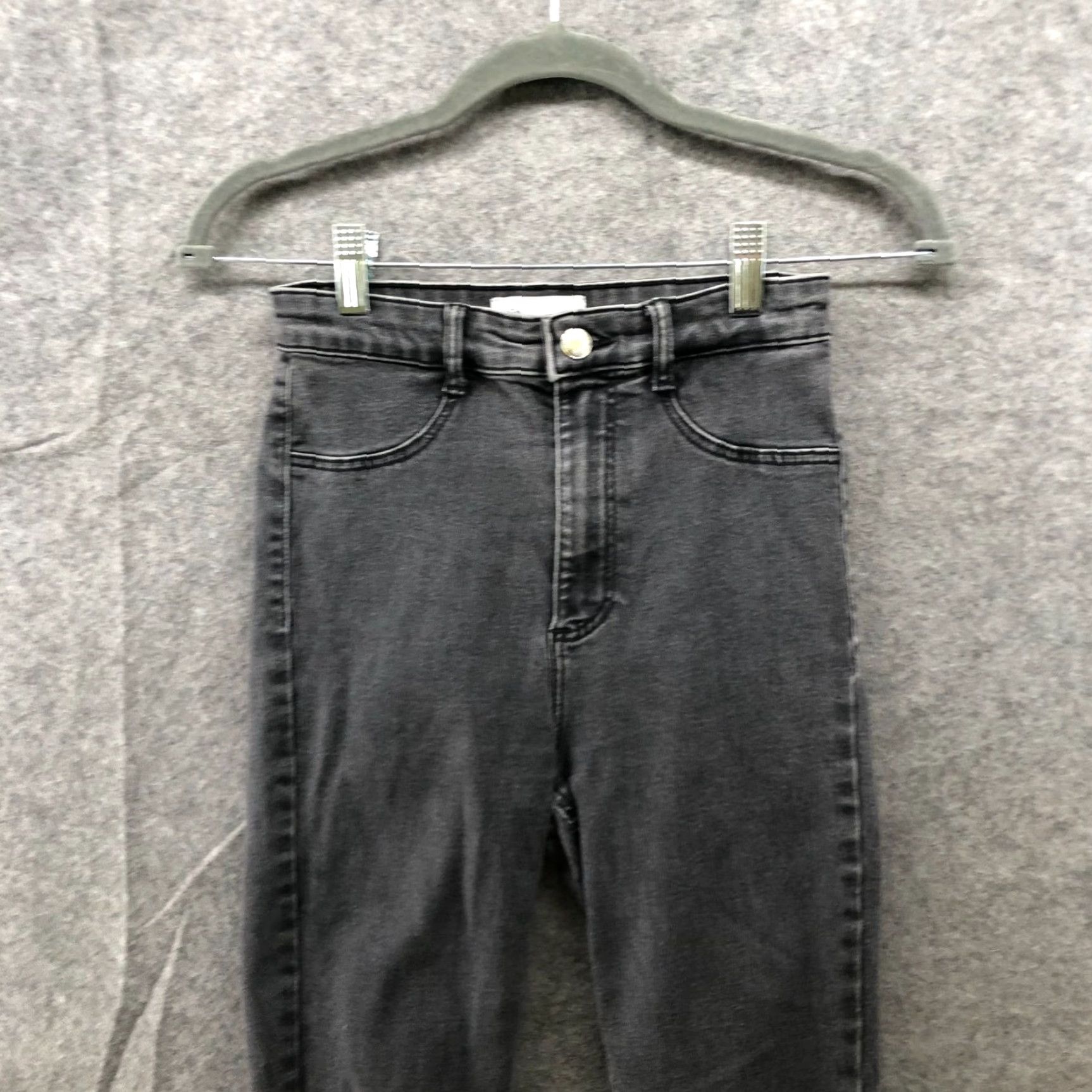 Zara Zara High Rise Skinny Jeans Womens Size 4 Gray Stretch Denim Cotton 5-Pocket VINTAGE No? Size 28" / US 6 / IT 42 - 3 Thumbnail