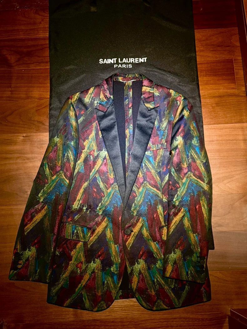 Saint Laurent Paris Saint Laurent Paris 14ss oil painting suit jacket-2506 Size US M / EU 48-50 / 2 - 1 Thumbnail
