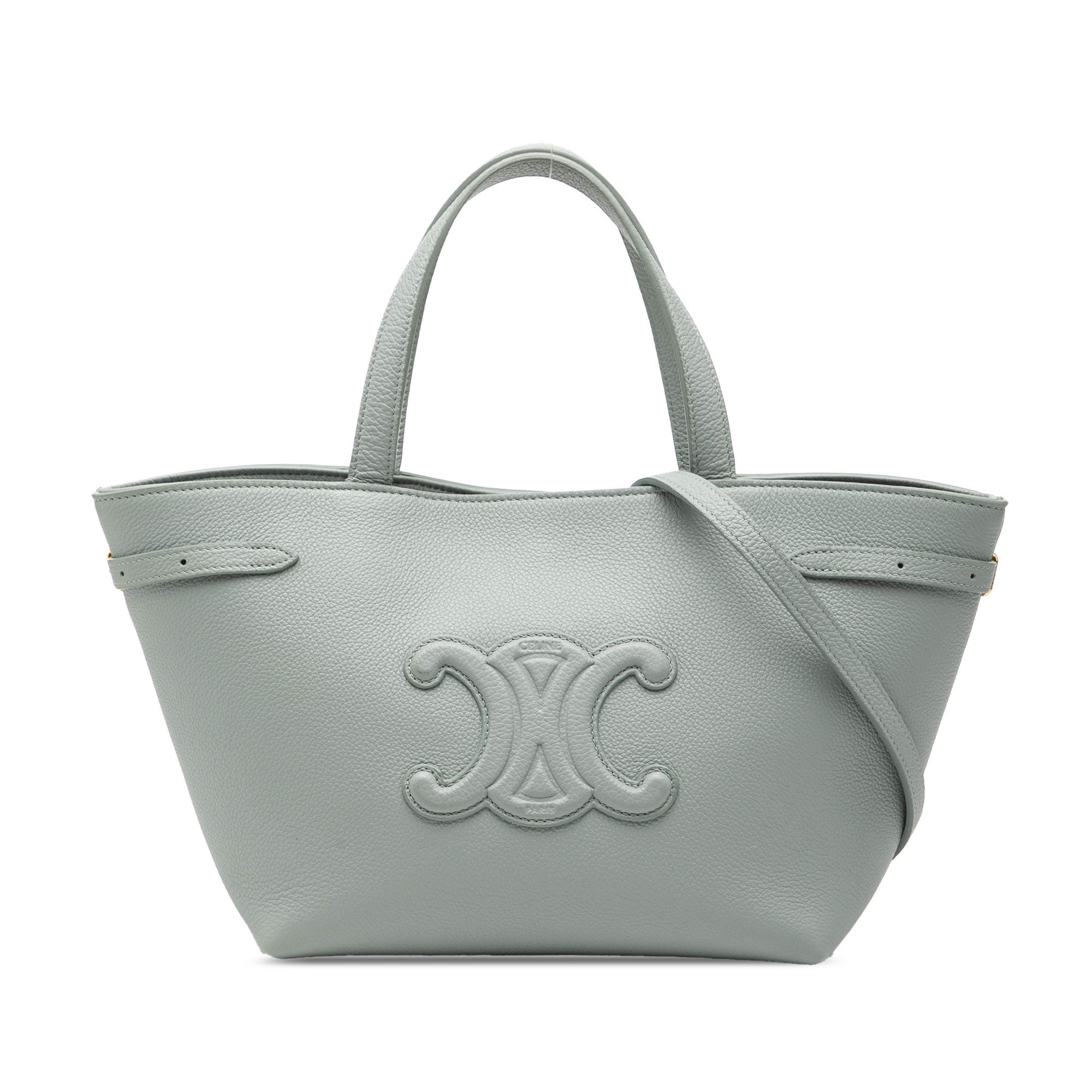 Celine Celine Mini Grained Calfskin Cuir Triomphe Cabas Anais Tote Size ONE SIZE - 1 Thumbnail