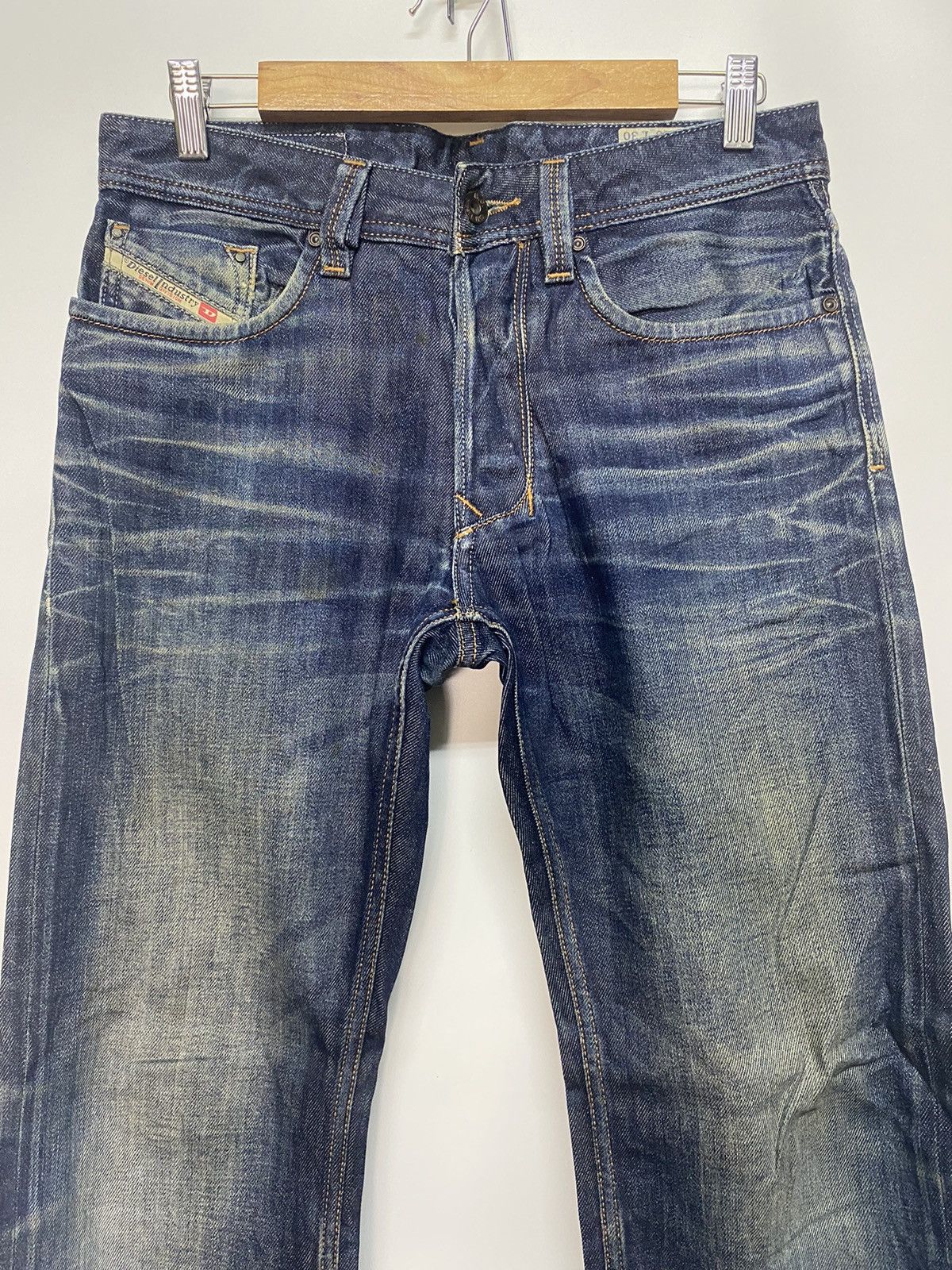 Diesel × Japanese Brand Diesel Industry 0073N Denim Distressed Jeans Size US 30 / EU 46 - 5 Thumbnail