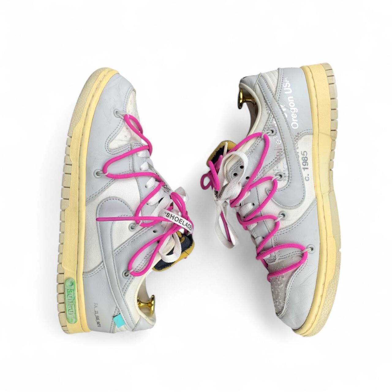 Nike × Off-White Nike x Off-White Dunk Low Lot 30 of 50 - " The ten " Size US 8.5 / EU 41-42 - 12 Thumbnail