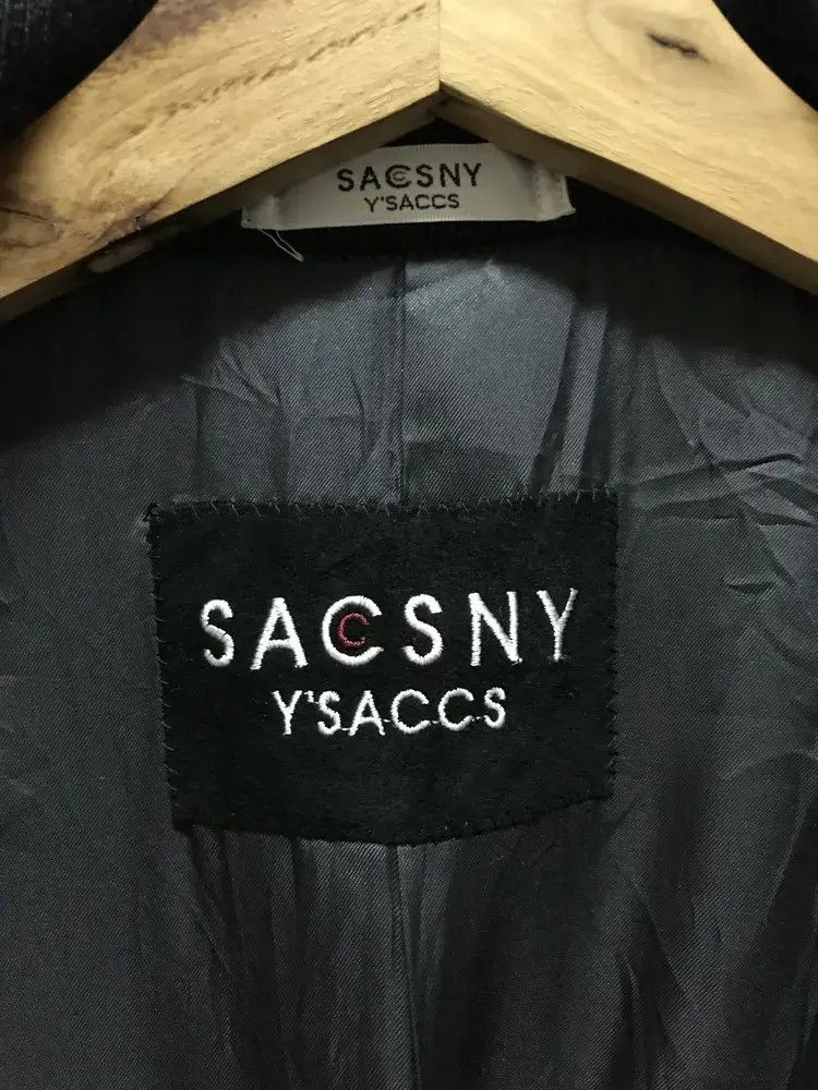 Yohji Yamamoto Sacsny Y'saccs by Yohji Yamamoto Wool Coat Size US L / EU 52-54 / 3 - 7 Thumbnail