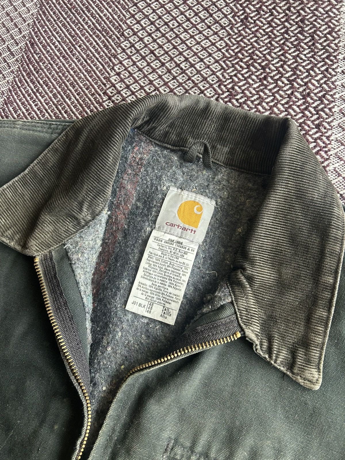 Carhartt Vintage Carhartt Detroit Jacket Workwear Distressed Size XL Size US XL / EU 56 / 4 - 10 Thumbnail