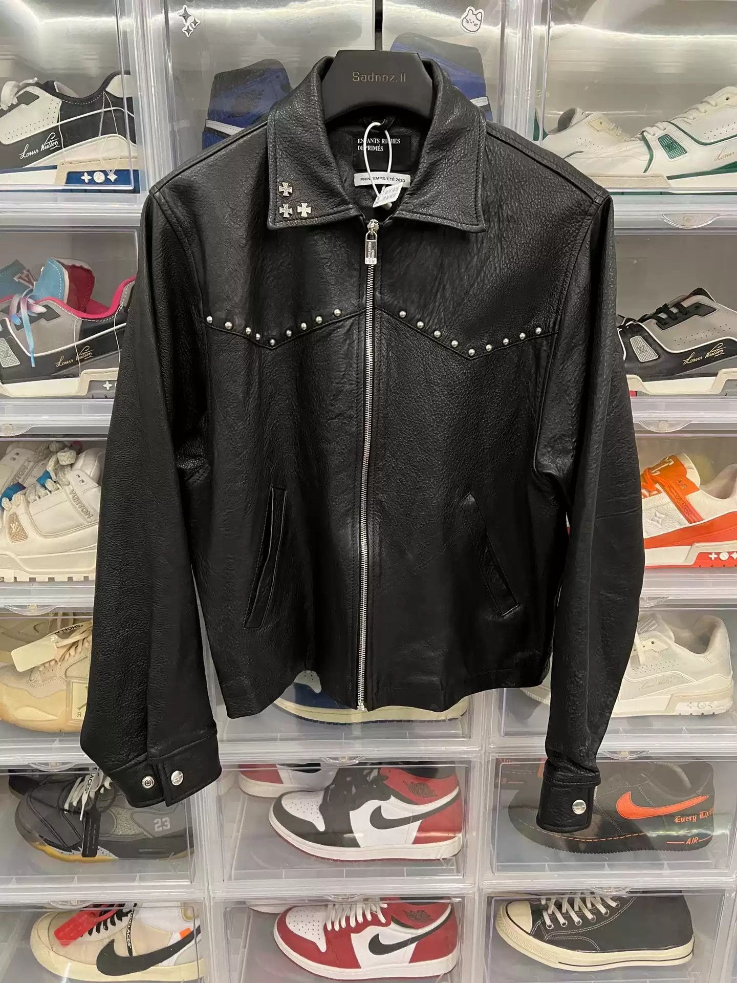 Pre-owned Enfants Riches Deprimes Erd 23ss Cross Western Leather  