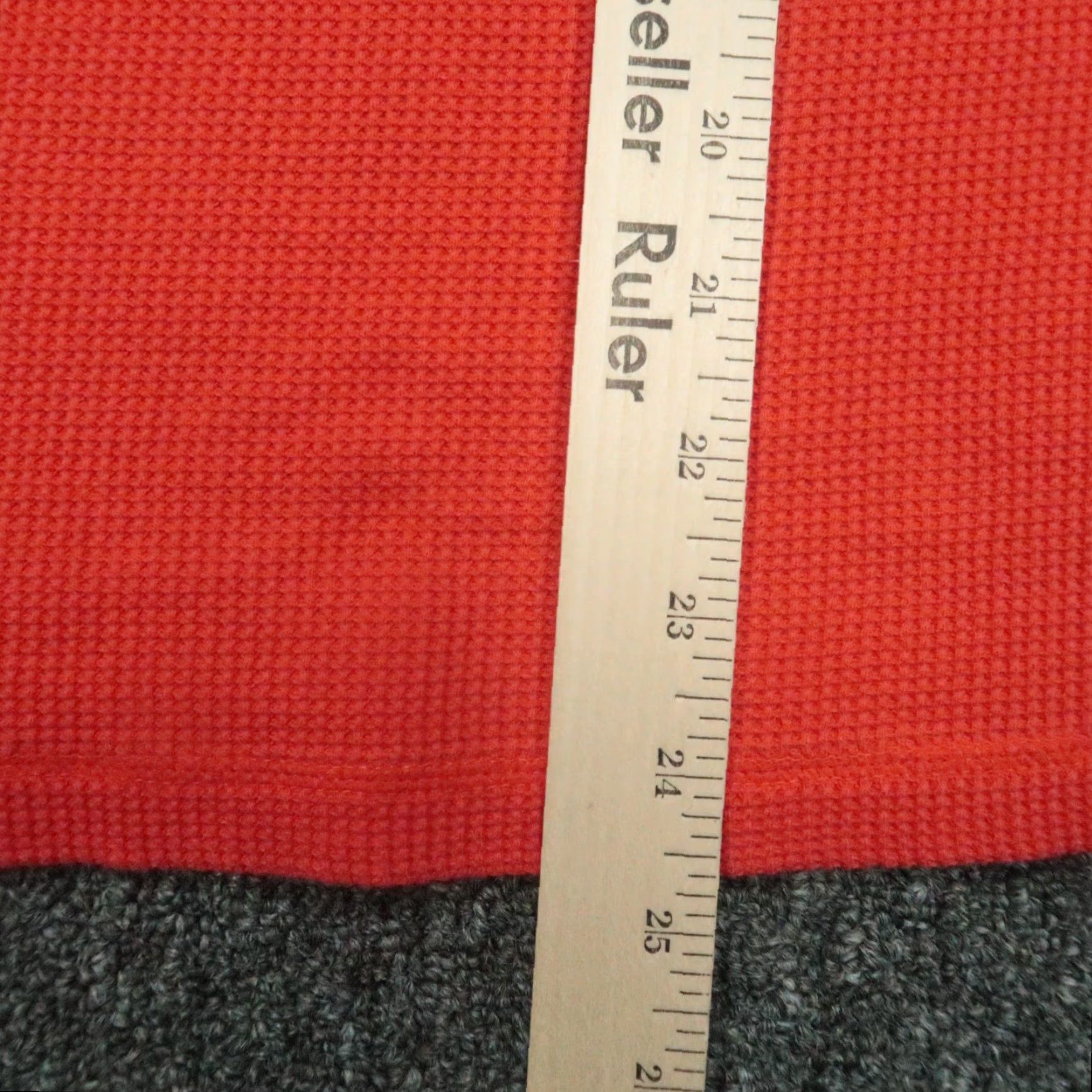 RLX Ralph Lauren RLX Ralph Lauren Hoodie Womens Large Orange Lightweight Waffle Knit Pullover Size L / US 10 / IT 46 - 7 Thumbnail