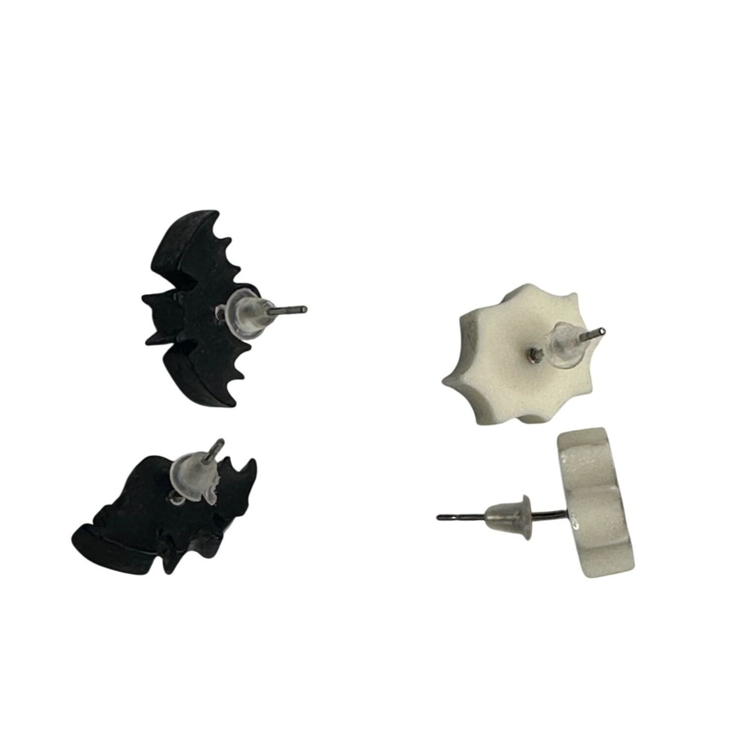 Other Two Pairs of Women's Halloween Earrings (1 Bat Pair and 1 Sp Size ONE SIZE - 9 Thumbnail